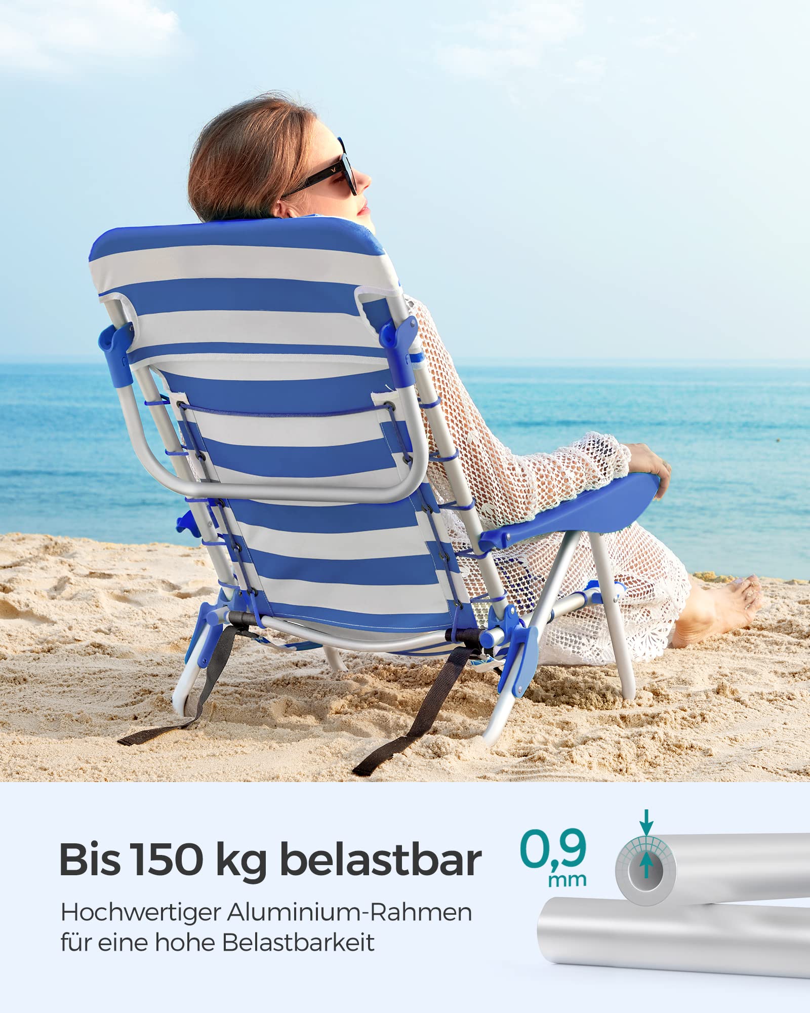 songmics-strandstuhl-gcb62bu-faltbar-blau-wei-mit-schultergurt image 6