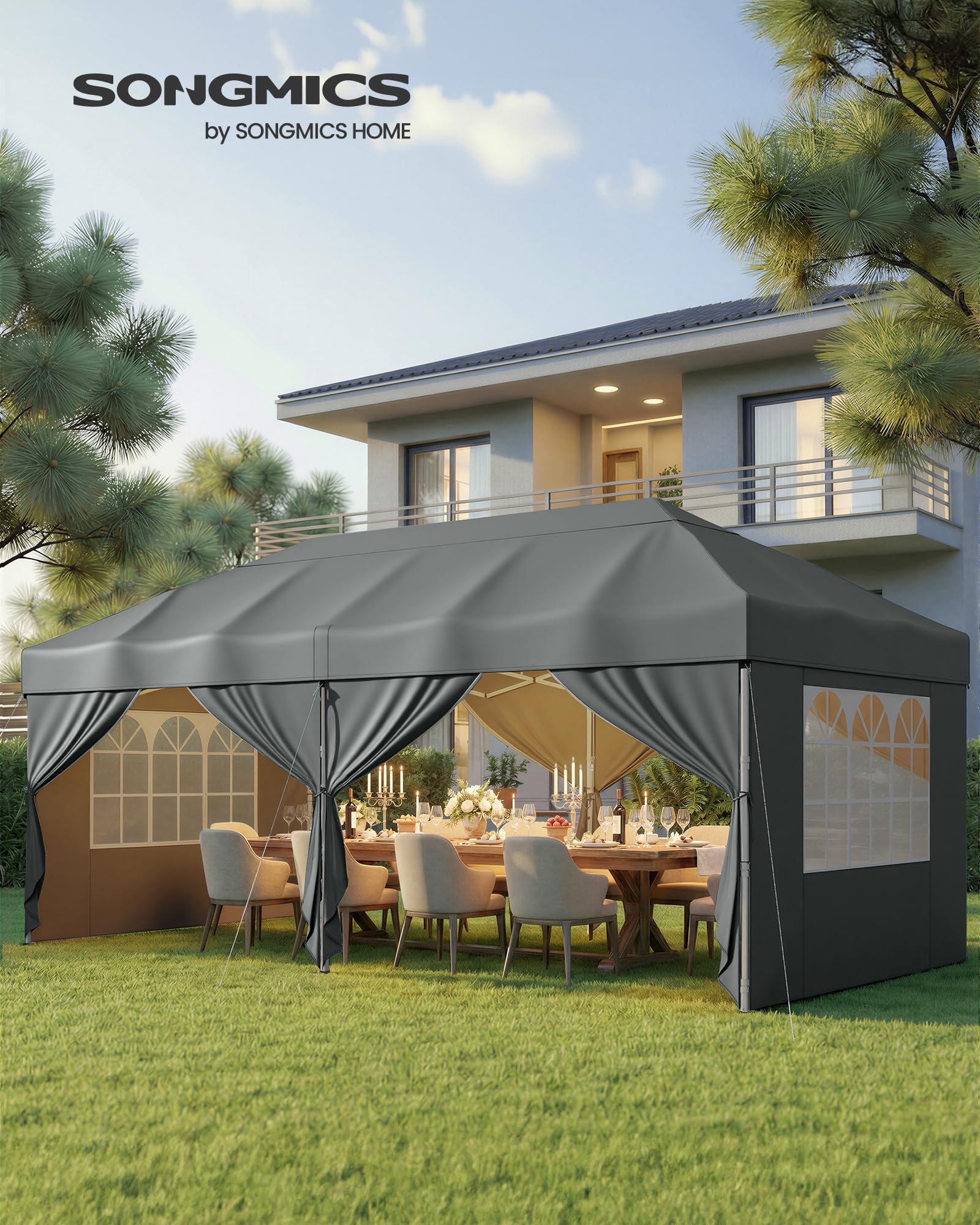 songmics-faltpavillon-3x6-m-gct204gz01-dunkelgrau-mit-seitenw-nden image 2