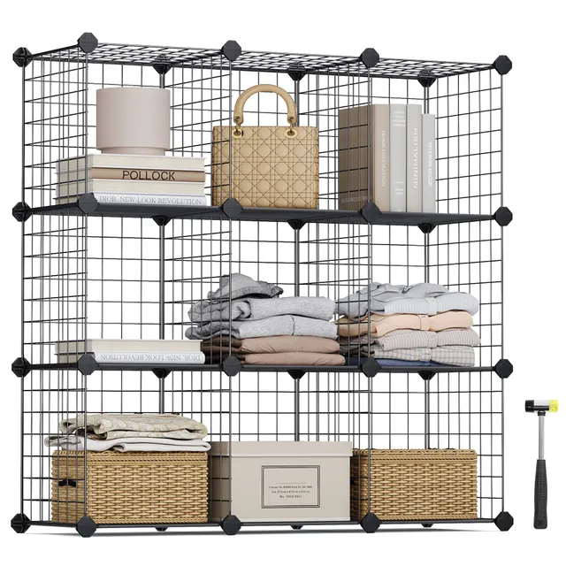 songmics-steckregal-lpi115h-9-f-cher-schwarz-93x31x93-cm image 1