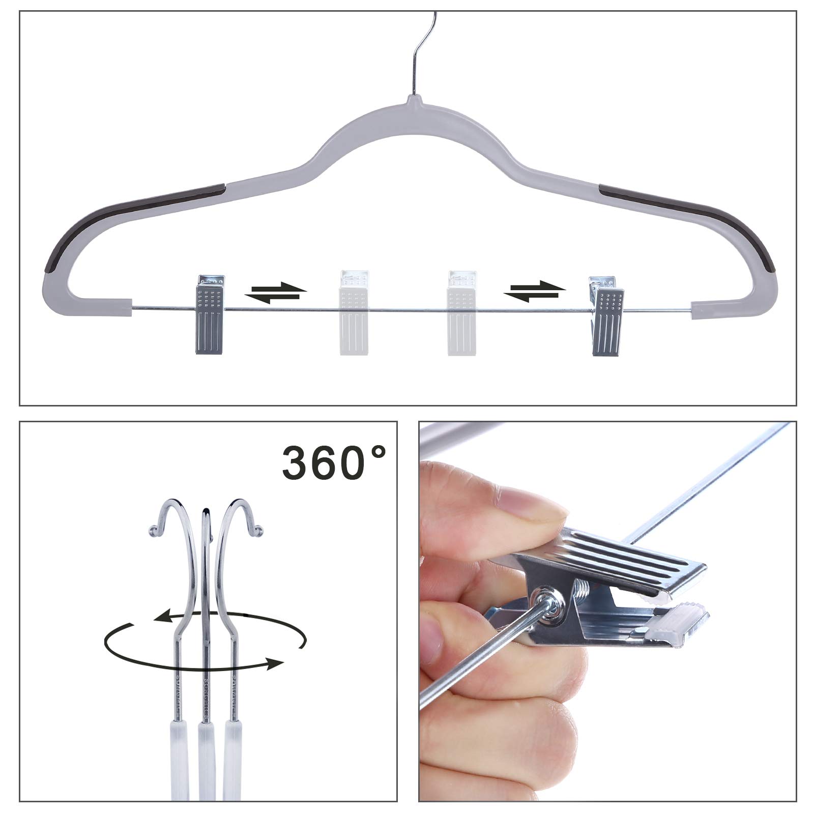 songmics-hosenb-gel-kunststoff-12er-set-grau-mit-clips-360-crp01g-12 image 7