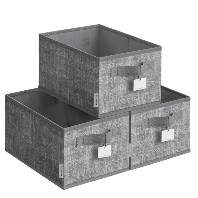 songmics-aufbewahrungsbox-3er-set-30-x-20-x-15-cm-schilfgrau-rob415g01 image 1