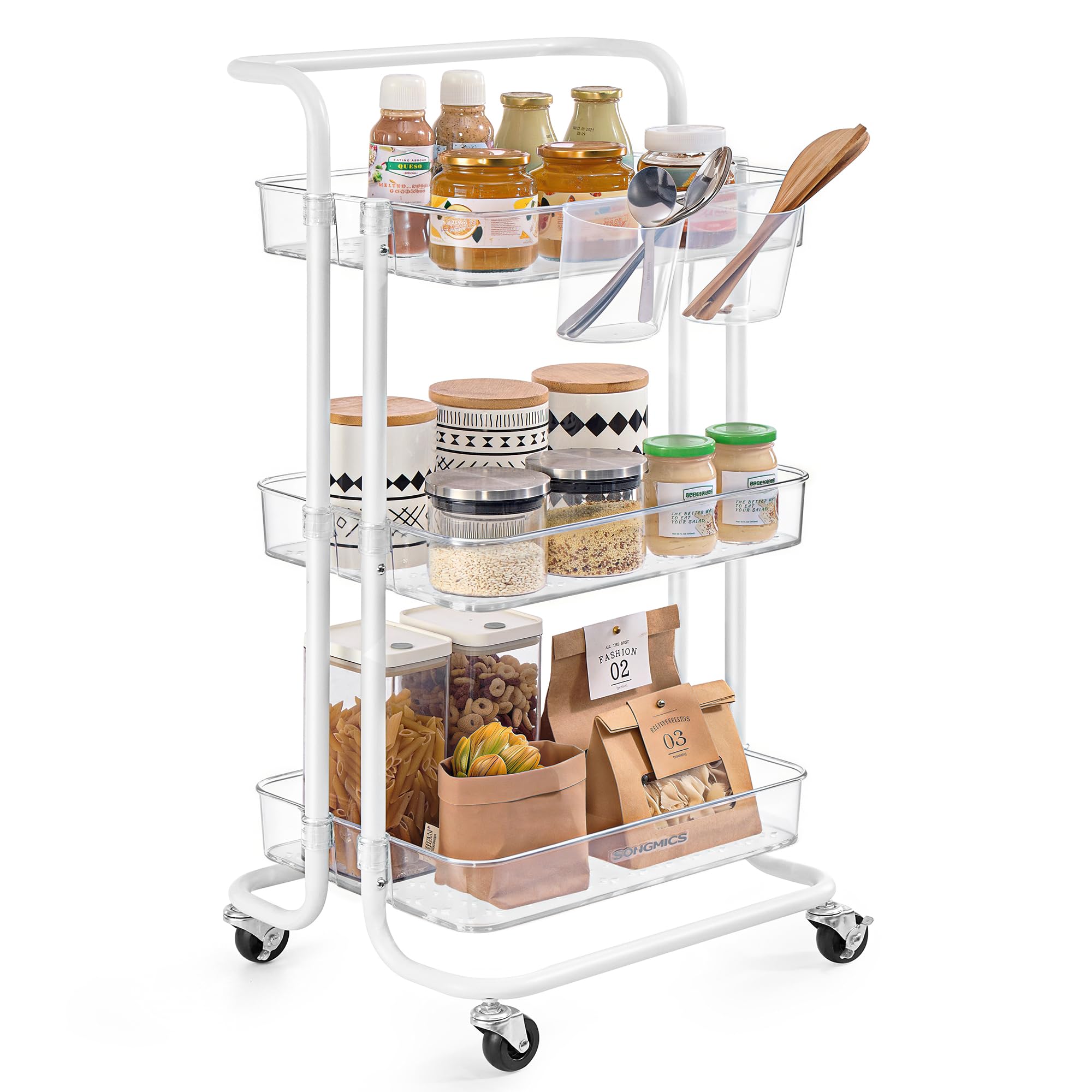 songmics-rollwagen-3-ebenen-k-chenwagen-bsc067w03-wei-transparent image 1