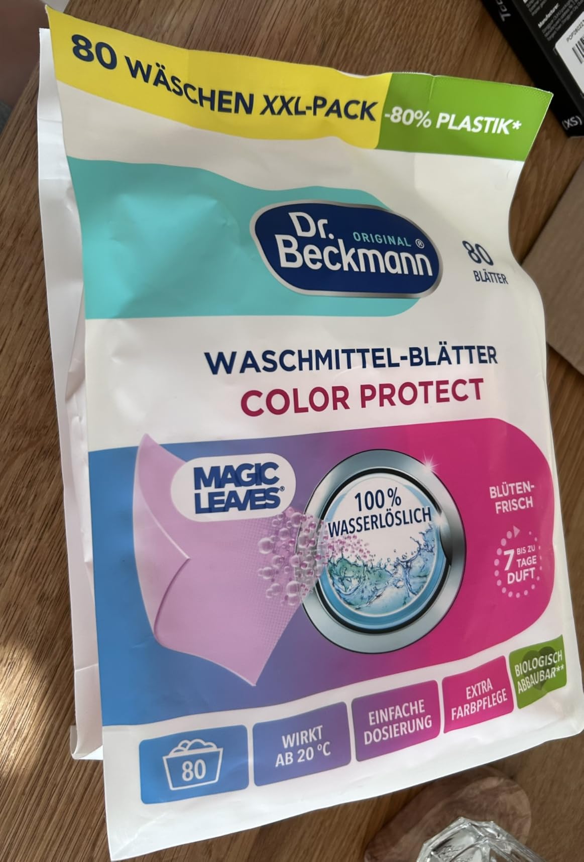 Gute Farberhaltung