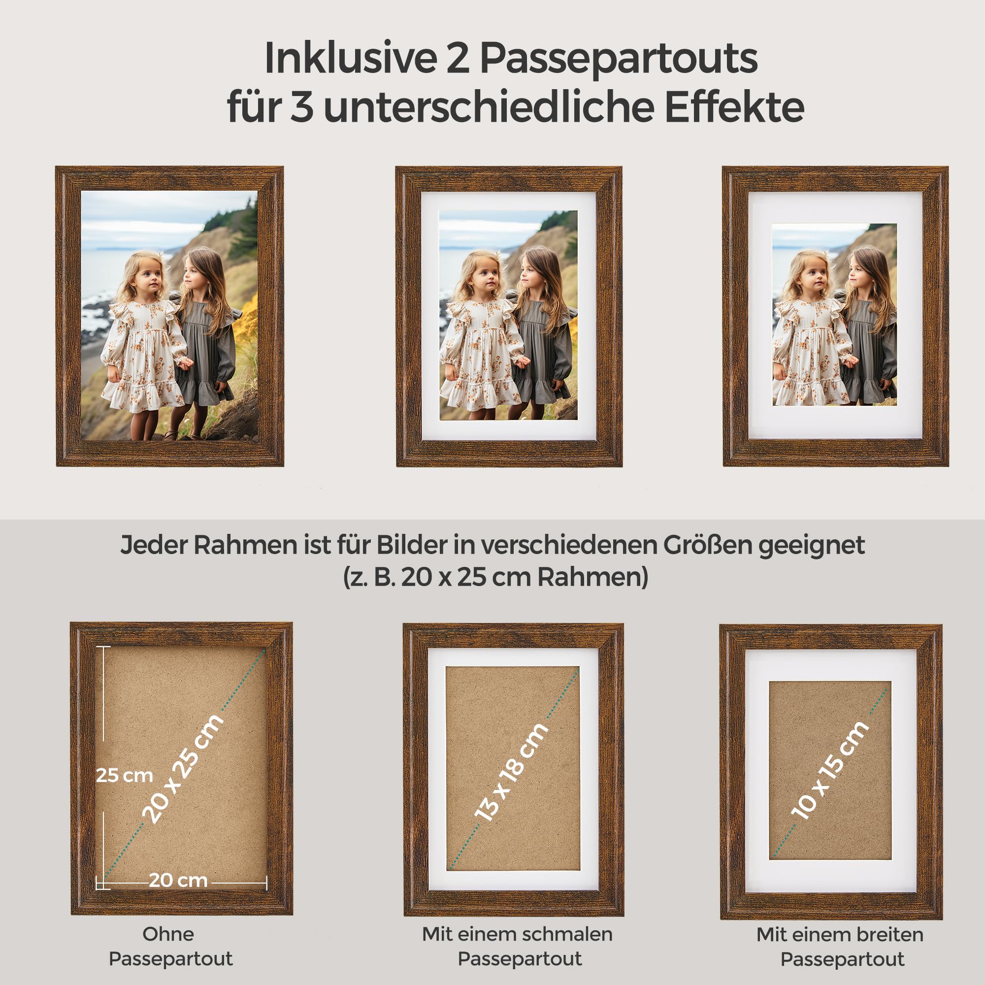 songmics-rpf049x01-bilderrahmen-10er-set-20x25-13x18-10x15-cm-braun image 5