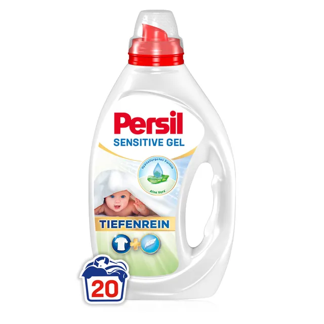 persil-sensitive-gel-20-waschladungen-fl-ssigwaschmittel-aloe-vera image 1