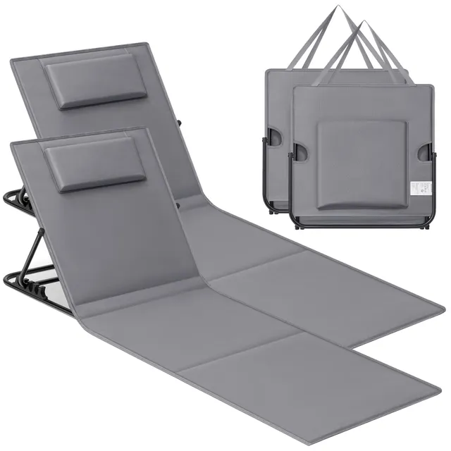songmics-strandstuhl-2er-set-campingliege-158-x-55-cm image 1