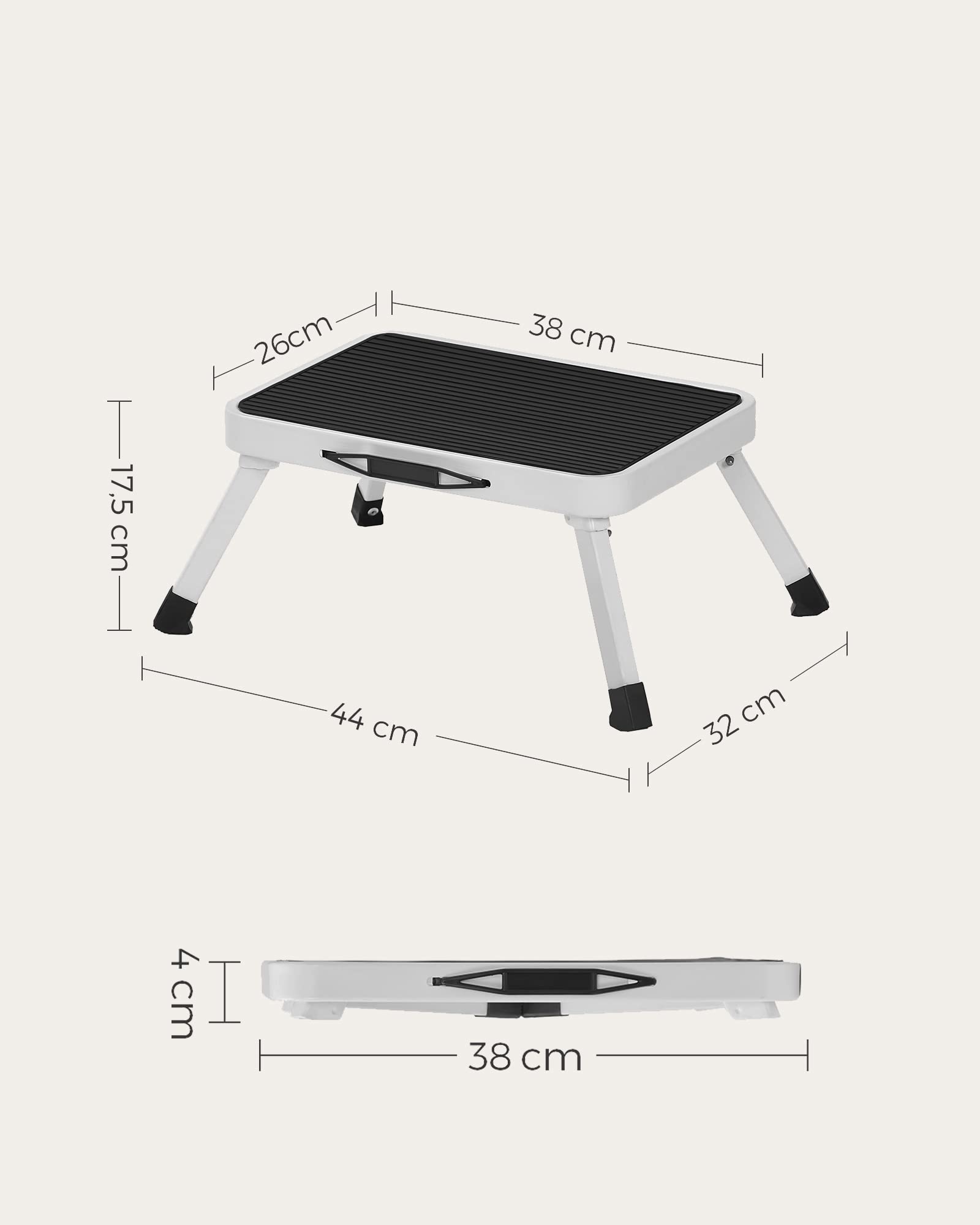 songmics-tritthocker-gsl01wt-klapptritt-stahl-bis-150-kg-46-x-32-cm image 5
