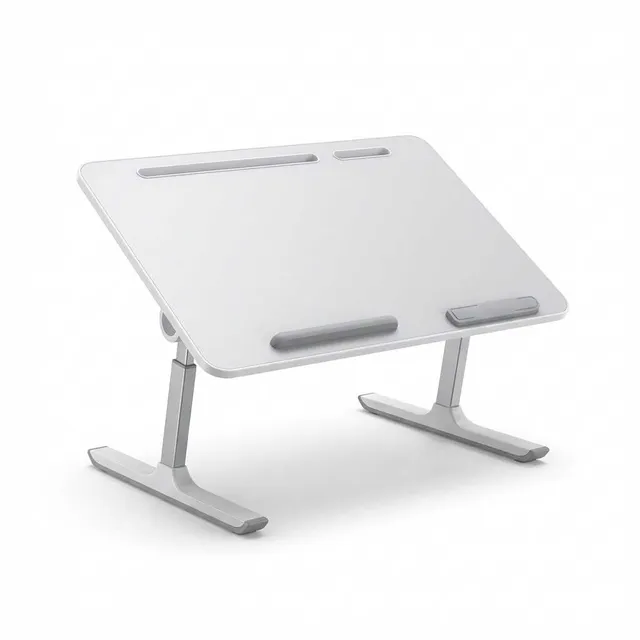 songmics-laptoptisch-60-x-40-x-25-cm-betttisch-aluminium-schwarz image 1