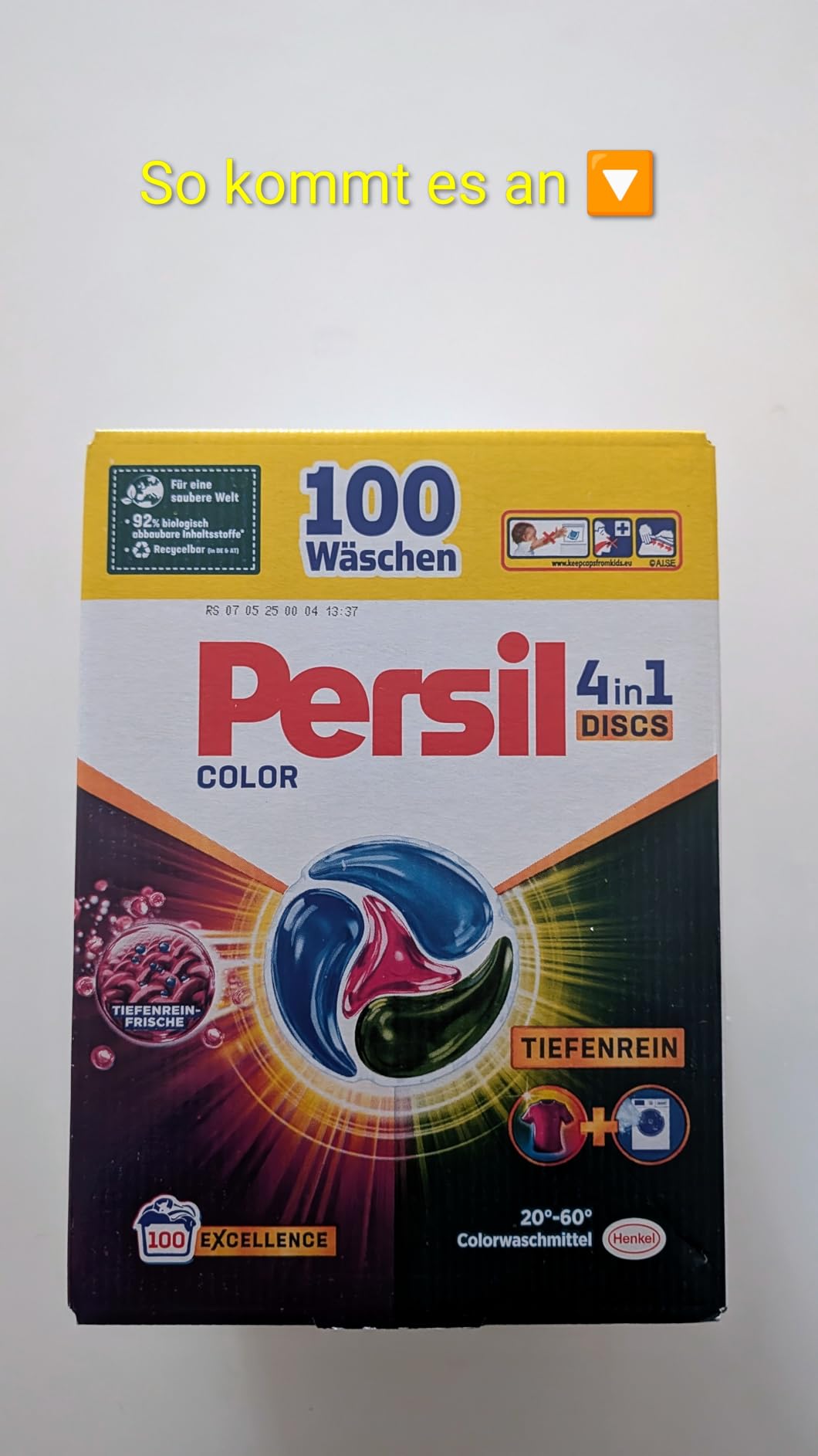 Löst sich rückstandslos