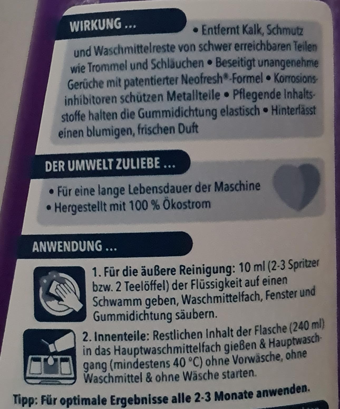 Tut was es soll