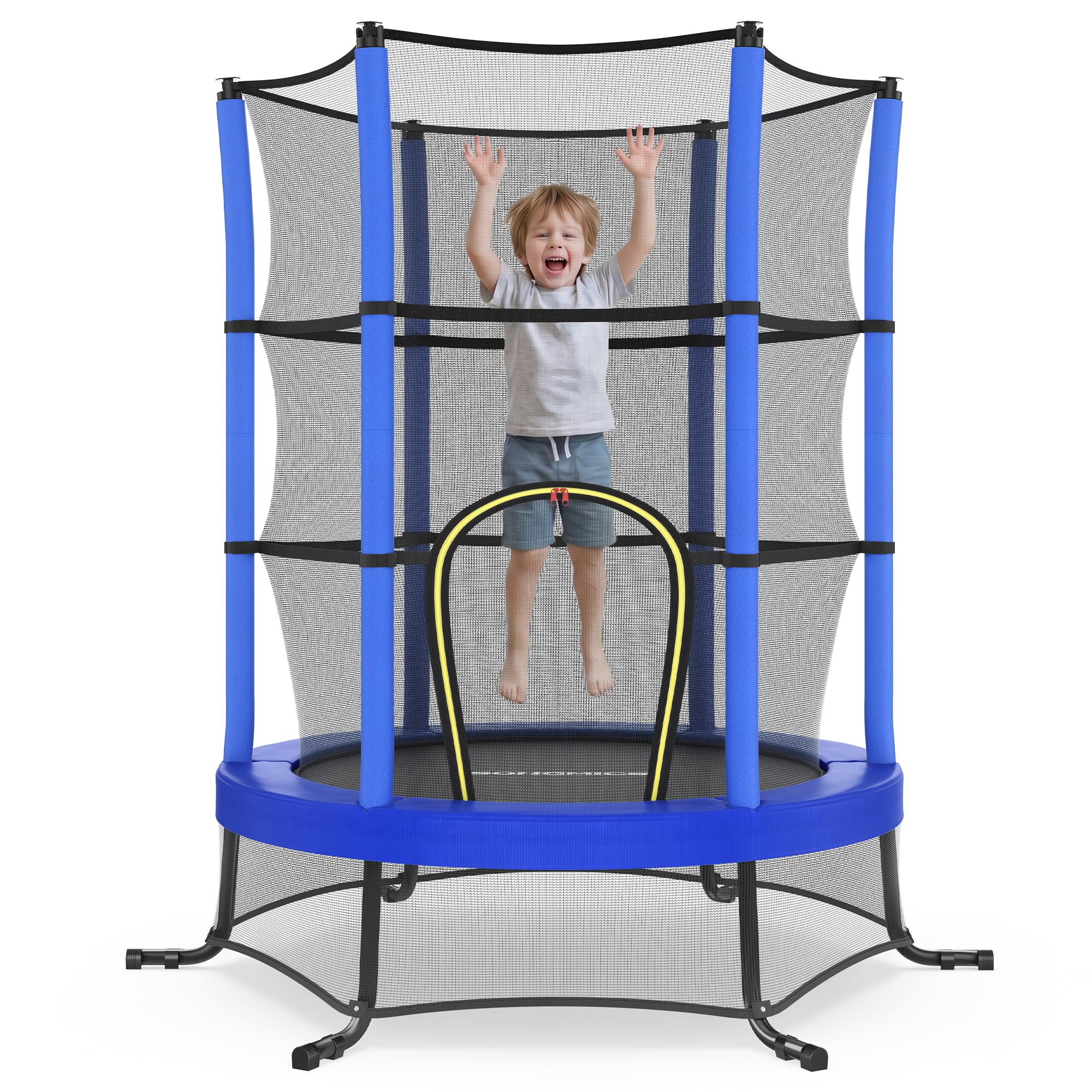 songmics-kindertrampolin-174-cm-mit-sicherheitsnetz-indoor-outdoor image 8