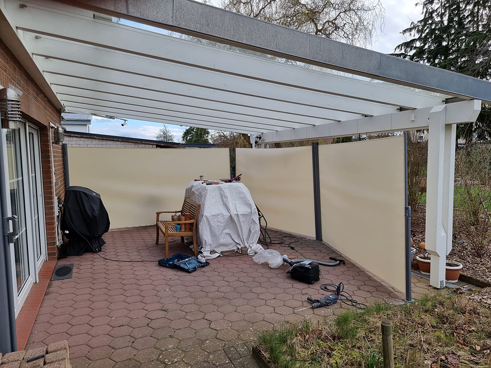 Guter Wind- und Sonnenschutz
