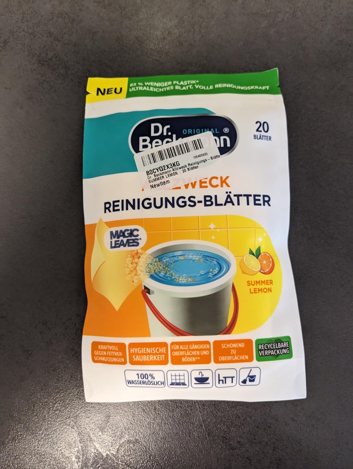 Küche glänzt ohne Streifen