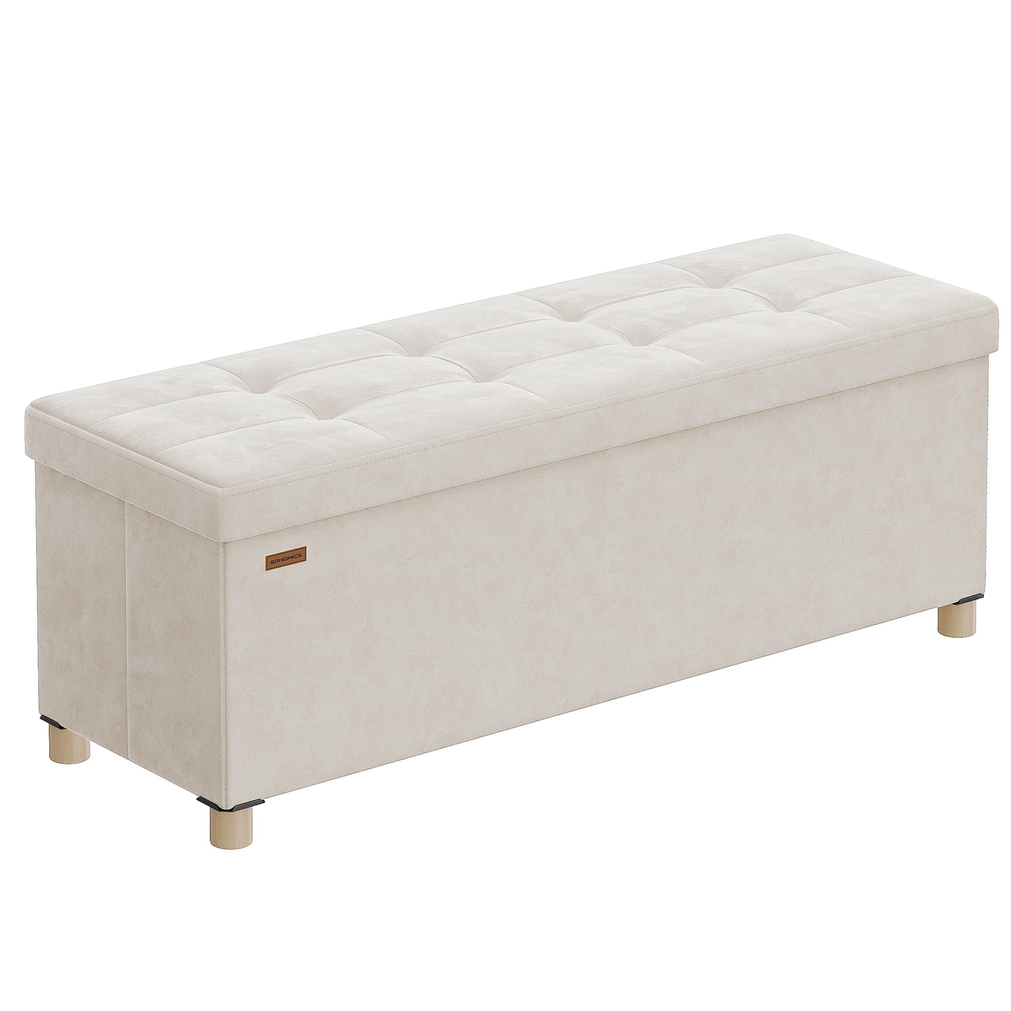 songmics-sitzbank-mit-stauraum-faltbar-37-l-38x38x40-cm-samt image 8