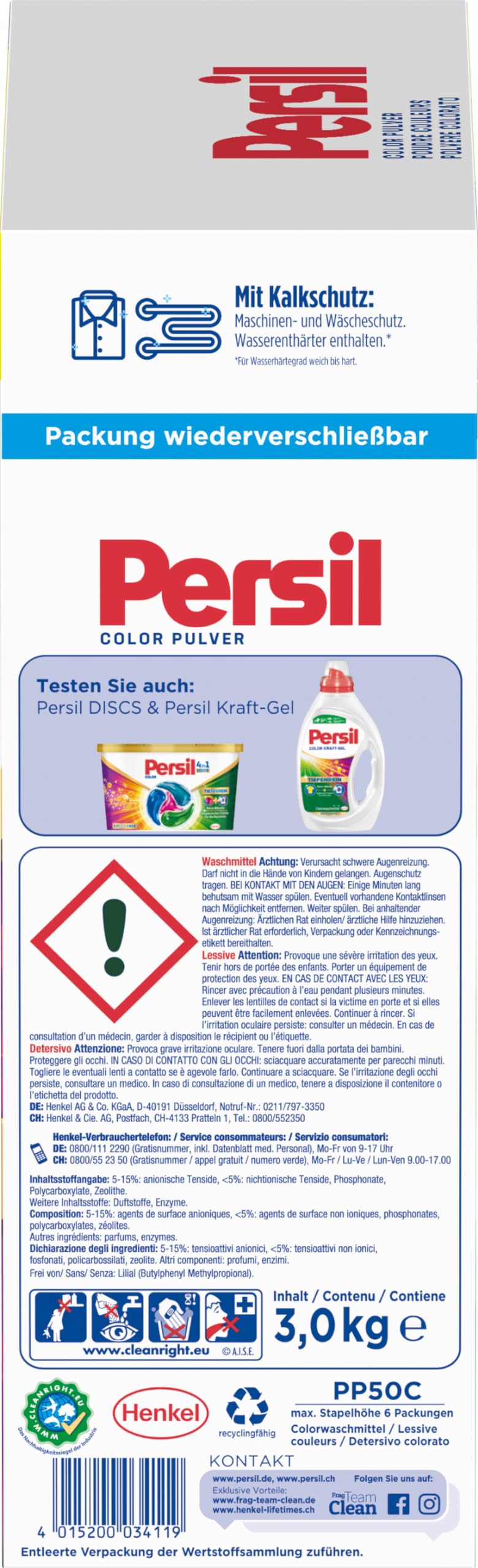 persil-color-pulver-tiefenrein-50-waschladungen-colorwaschmittel image 4
