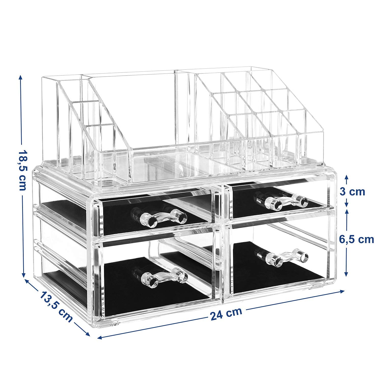 songmics-jka005tp-kosmetik-organizer-acryl-mit-4-schubladen-transparent image 6