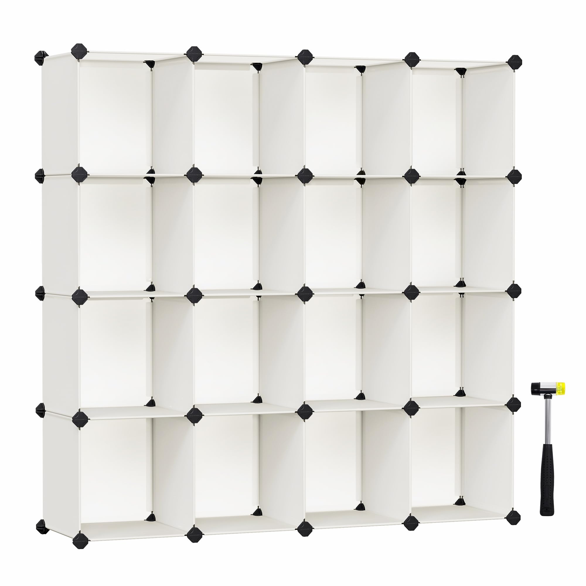 songmics-lpc442m01-steckregal-16-w-rfel-pp-kunststoff-cremewei image 1