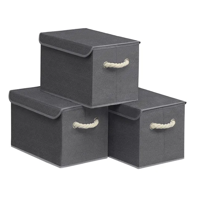 songmics-aufbewahrungsbox-rfb013gz01-3er-set-38-x-25-x-25-cm-schiefergrau image 1