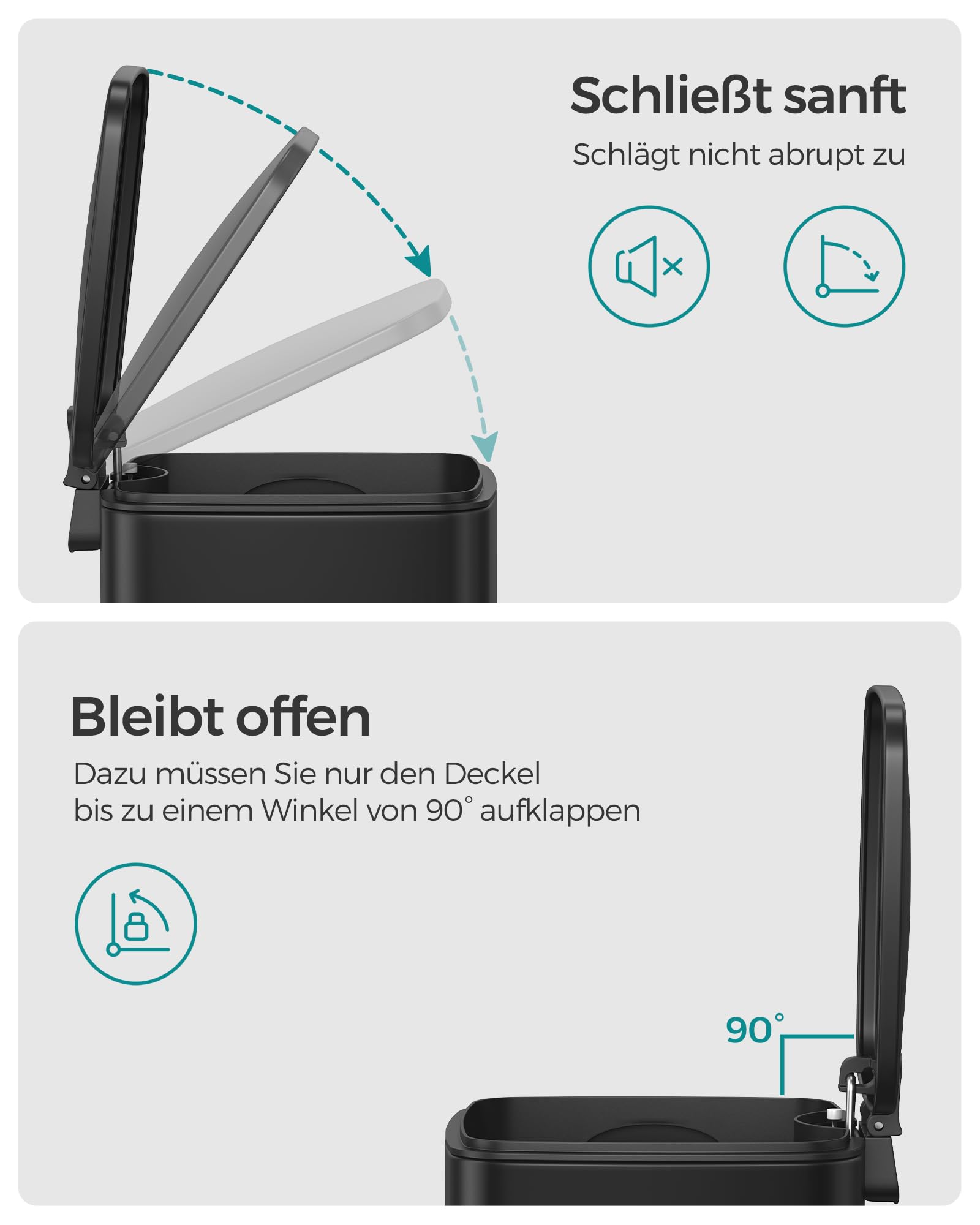 songmics-kosmetikeimer-6-liter-mit-pedal-tretm-lleimer-stahl-schwarz-ltb590b0602 image 5