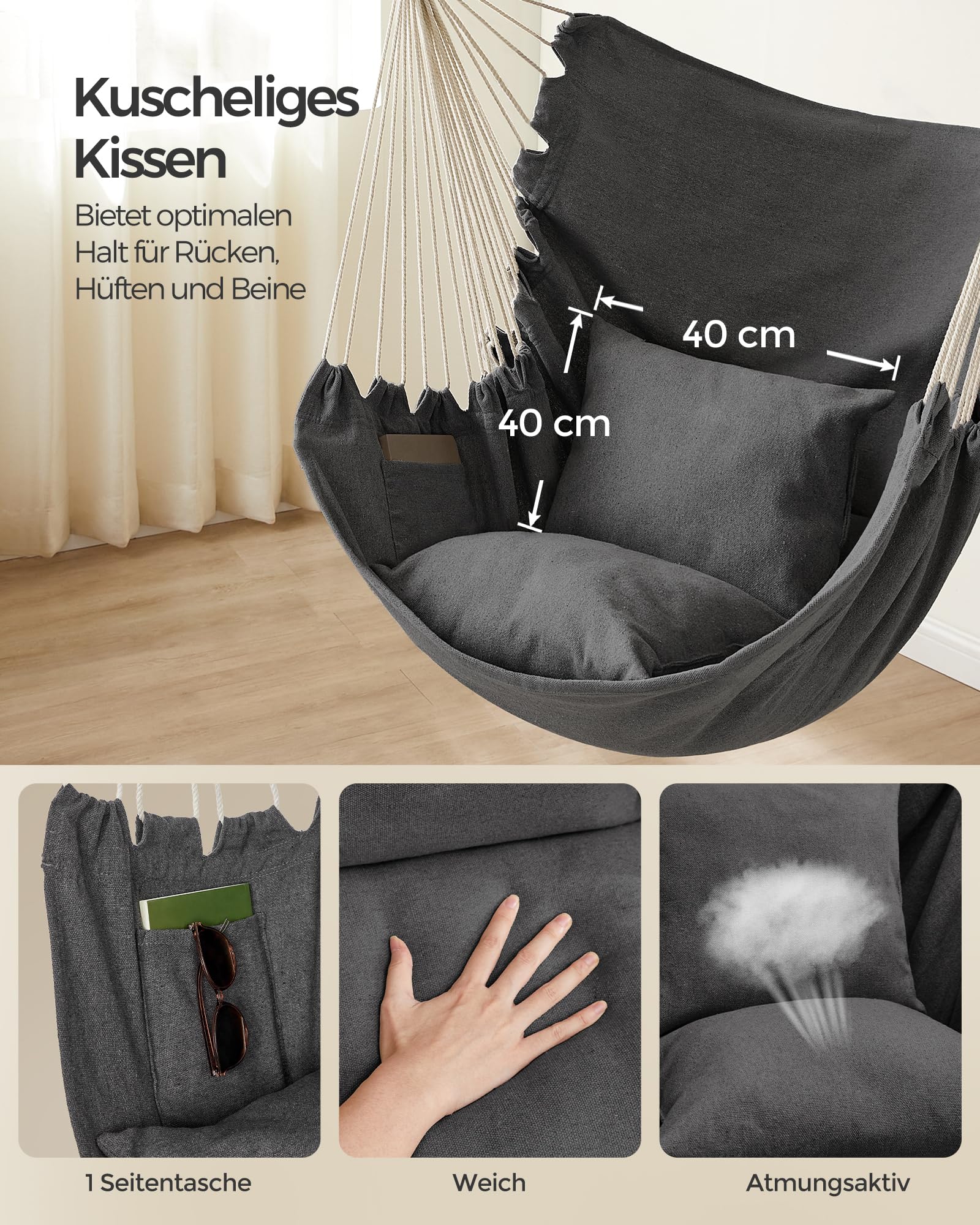 songmics-h-ngesessel-gdc187g02-anthrazitgrau-150-kg-mit-2-kissen image 3