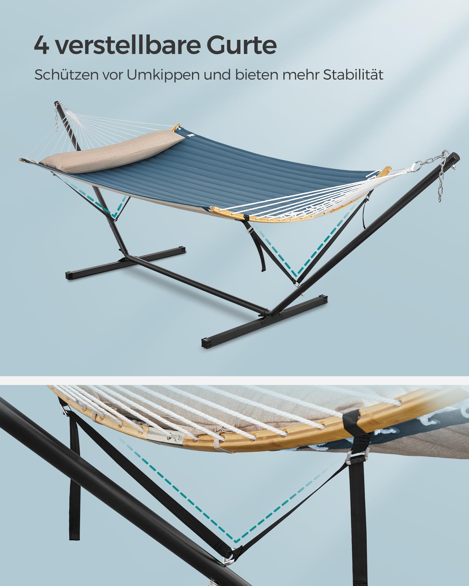 songmics-h-ngematte-mit-gestell-ghs002q01-doppel-200-kg image 3