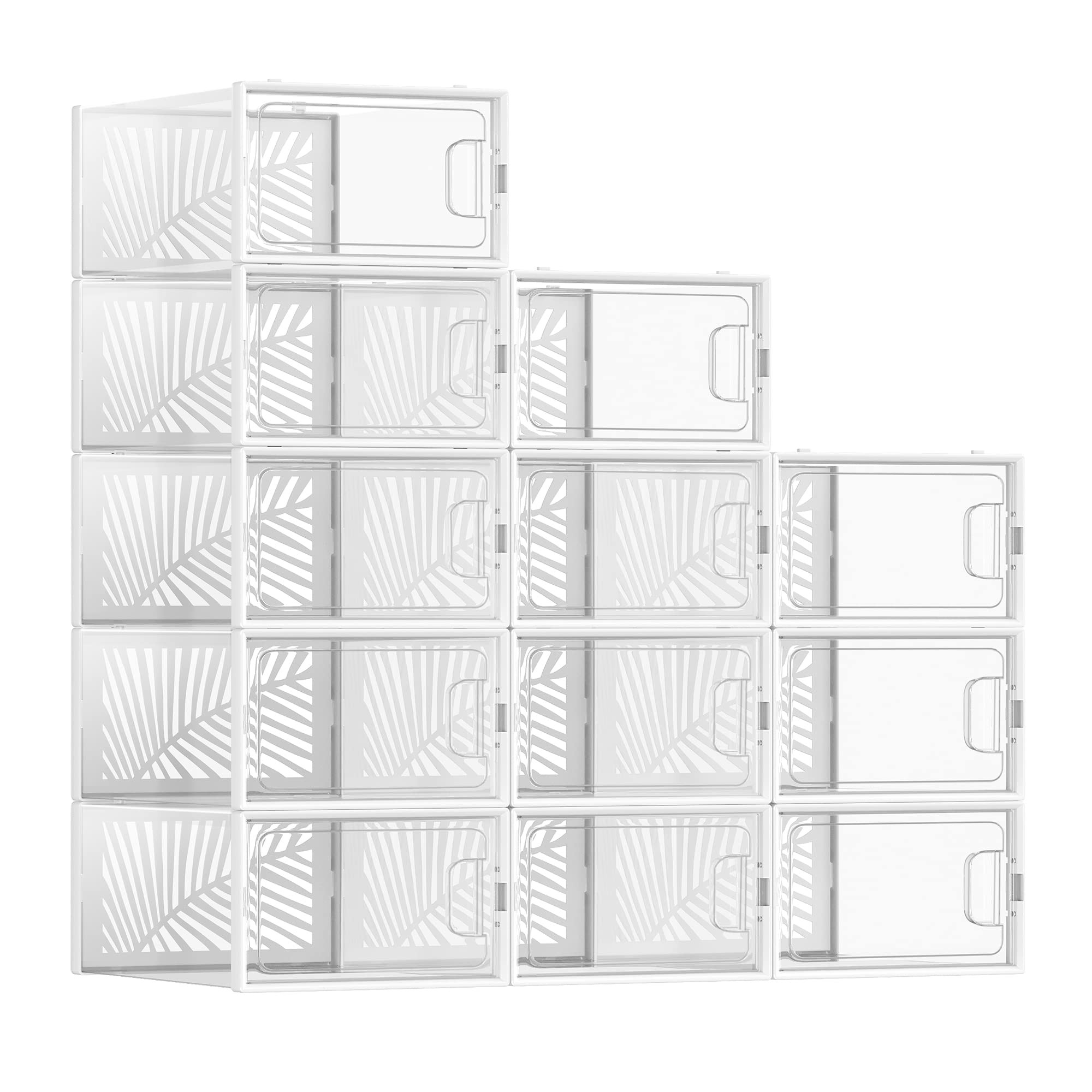 songmics-schuhbox-transparent-12er-set-gr-e-44-wei-lsp106w12 image 1