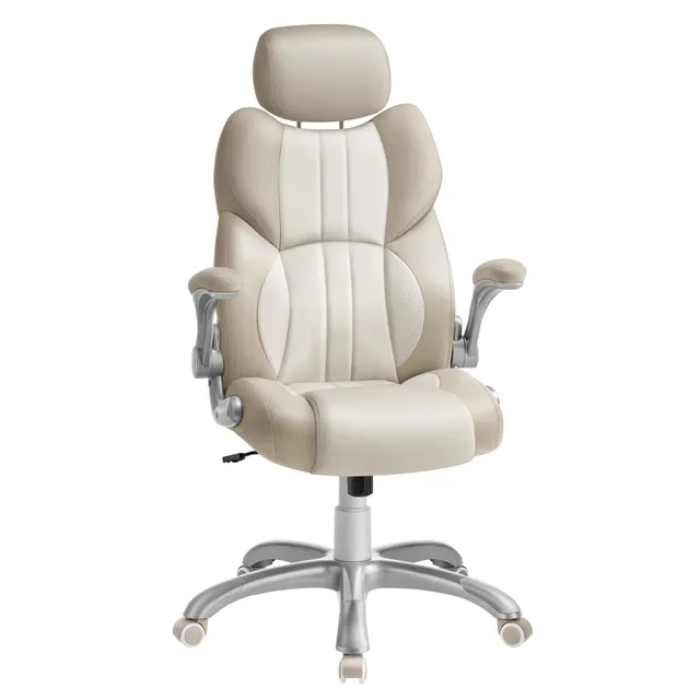 songmics-b-rostuhl-gaming-stuhl-cremewei-h-henverstellbar-150-kg-obg065w02 image 1