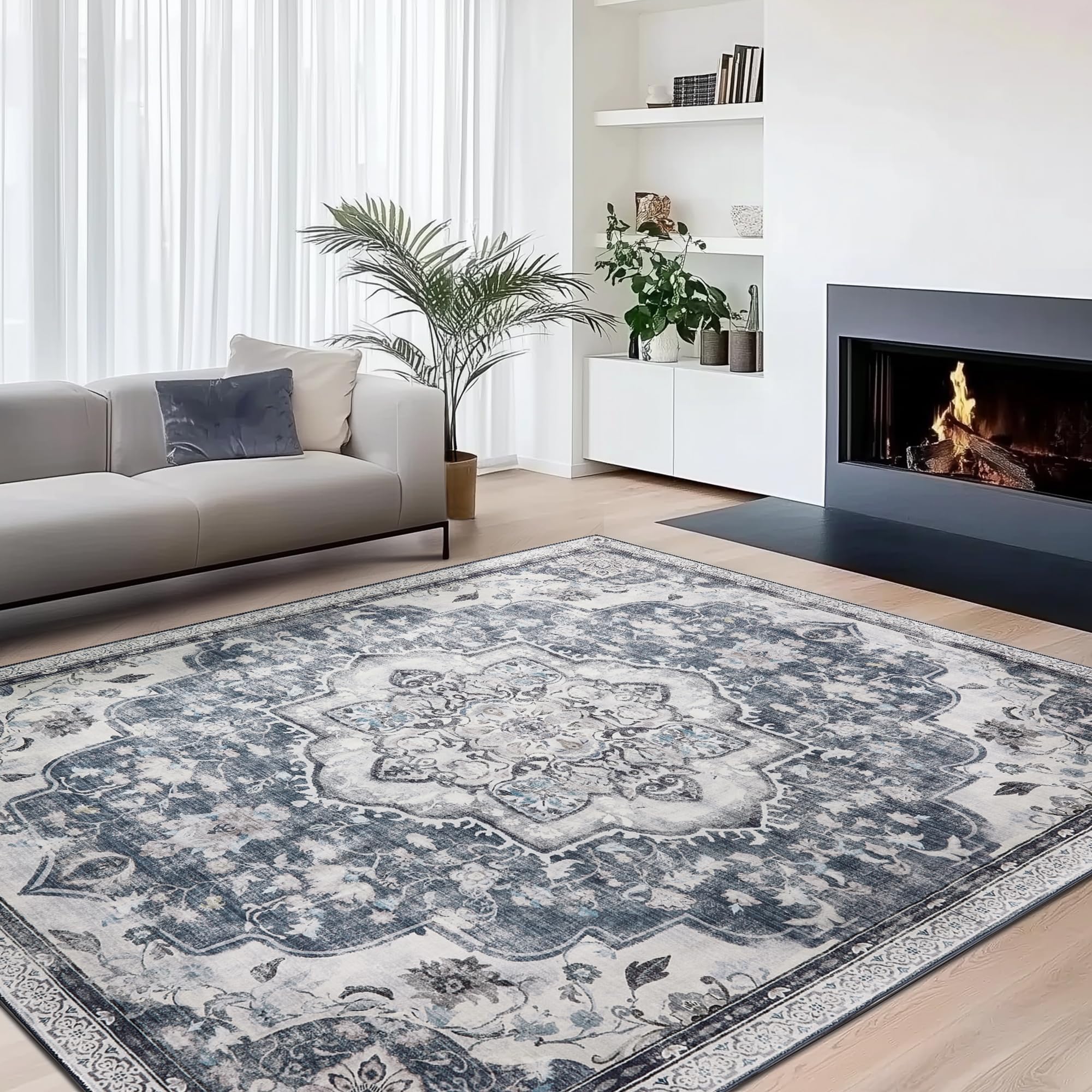 songmics-teppich-tar013lz02-160-x-230-cm-cappuccinobeige-waschbar image 7