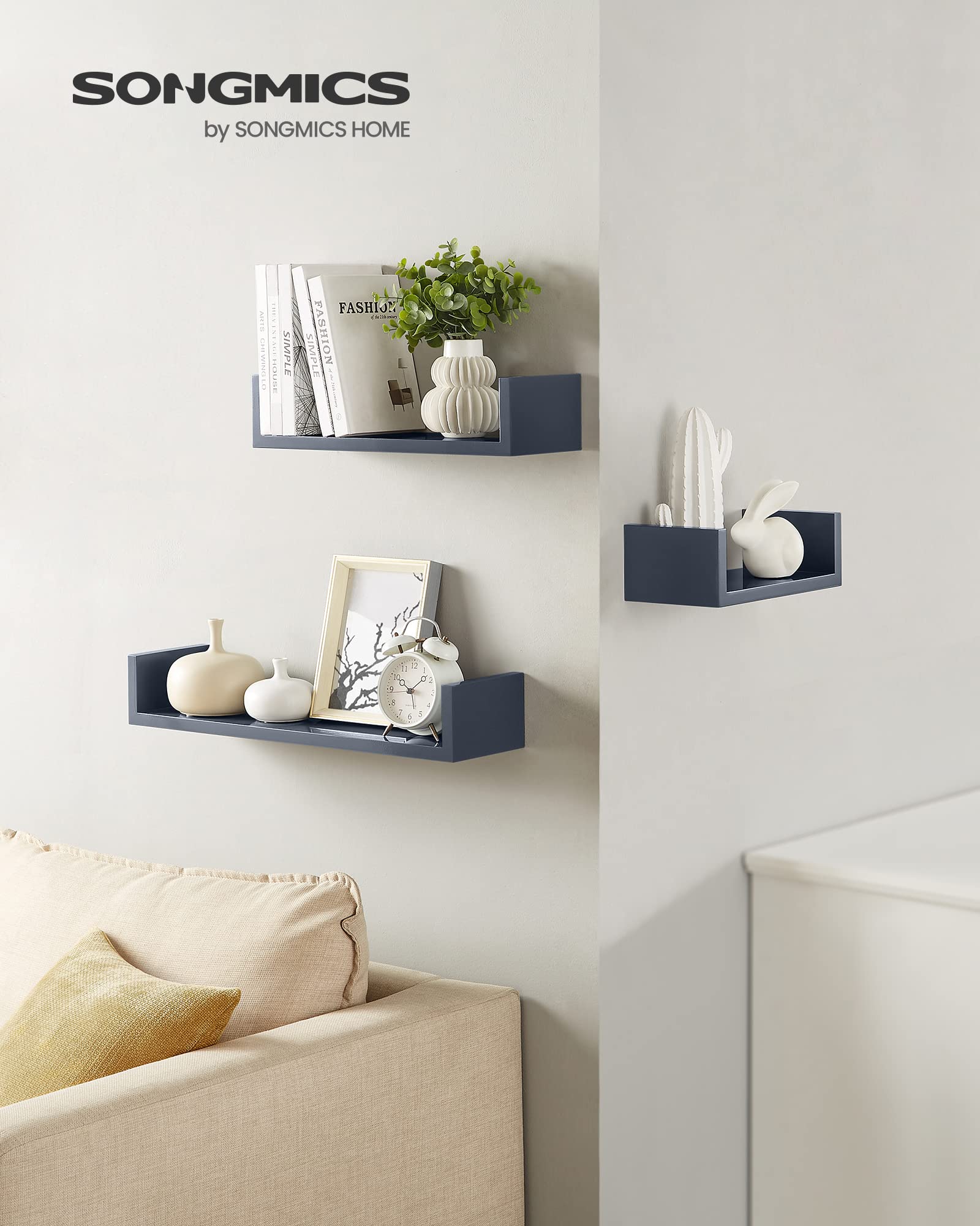 songmics-h-ngeregal-lws66gy-set-3-teilig-u-wandregal-30-45-60-cm-grau-gl-nzend image 2