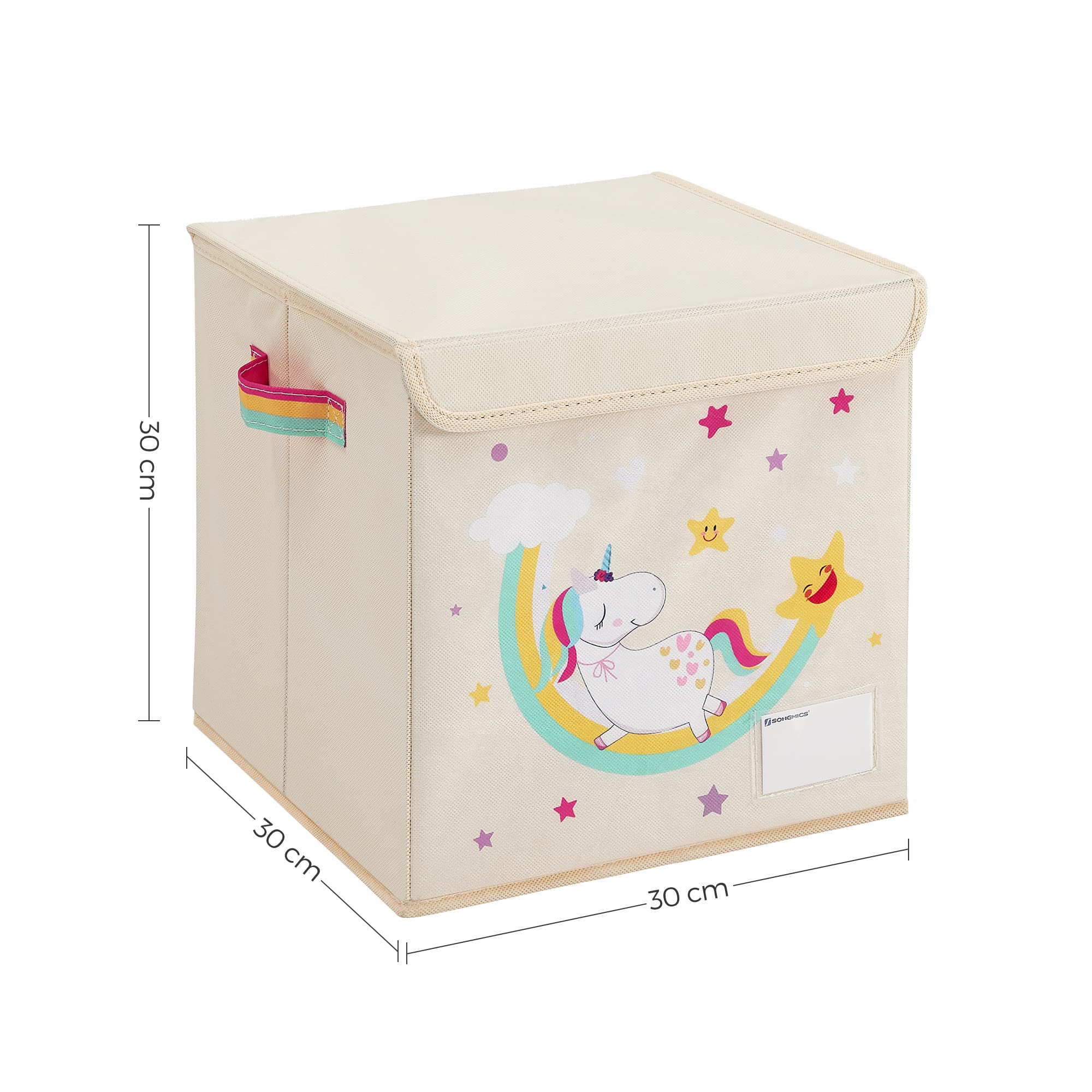 songmics-aufbewahrungsbox-rfb710w03-3er-set-30x30x30-cm-einhorn-beige image 5