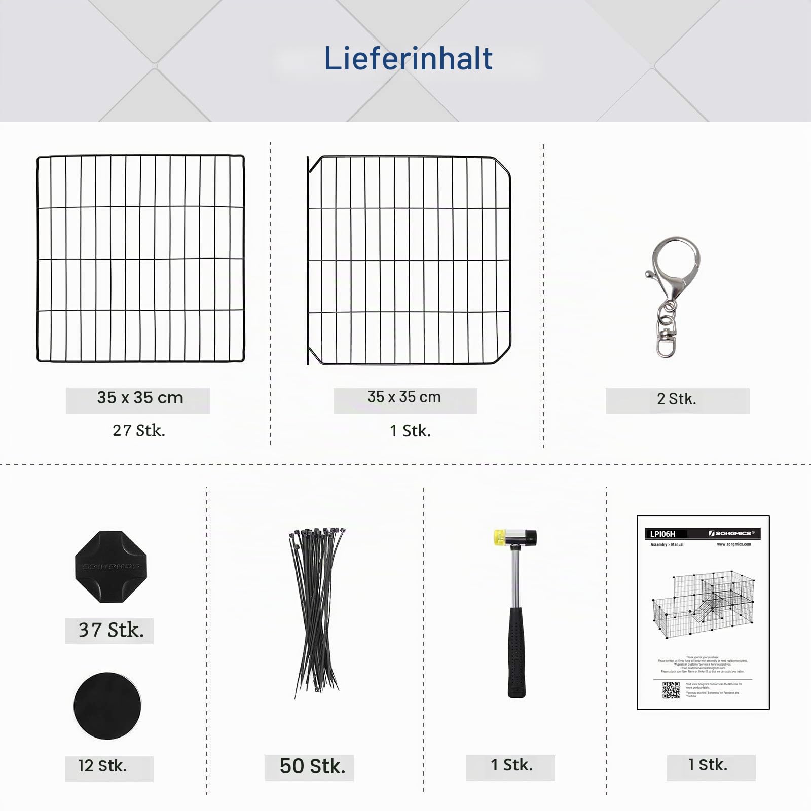 songmics-lpi06h-gehege-2-ebenen-modular-143-x-73-x-71-cm-schwarz image 7