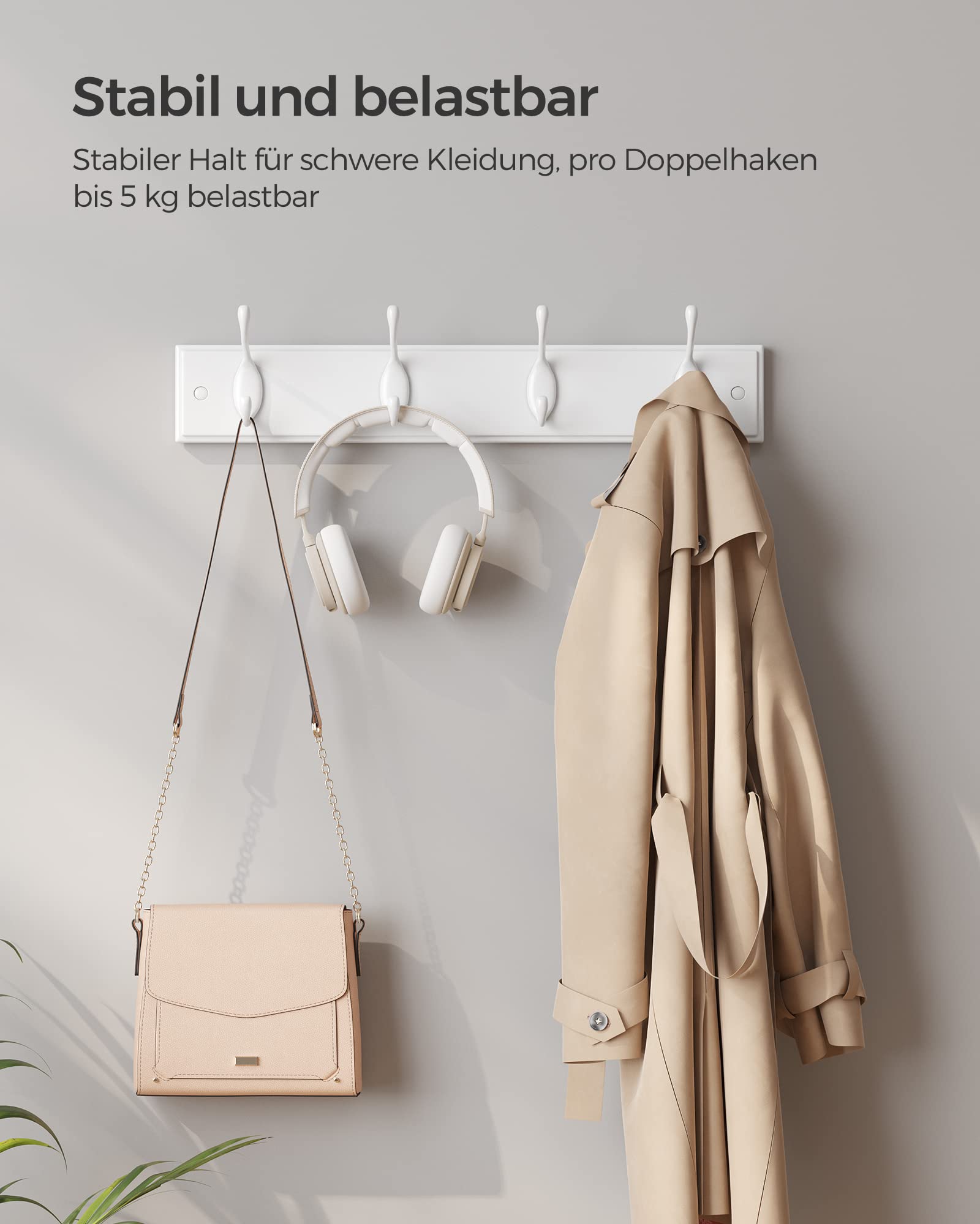 songmics-wandgarderobe-lhr23wt-4-doppelhaken-hellwarmwei image 5