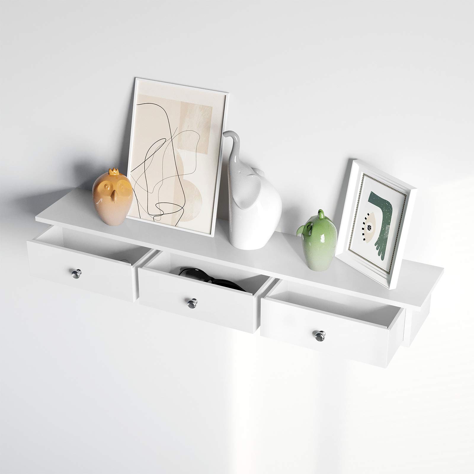 songmics-wandregal-lws085w01-schweberegal-mit-3-schubladen-80-cm-wei image 5