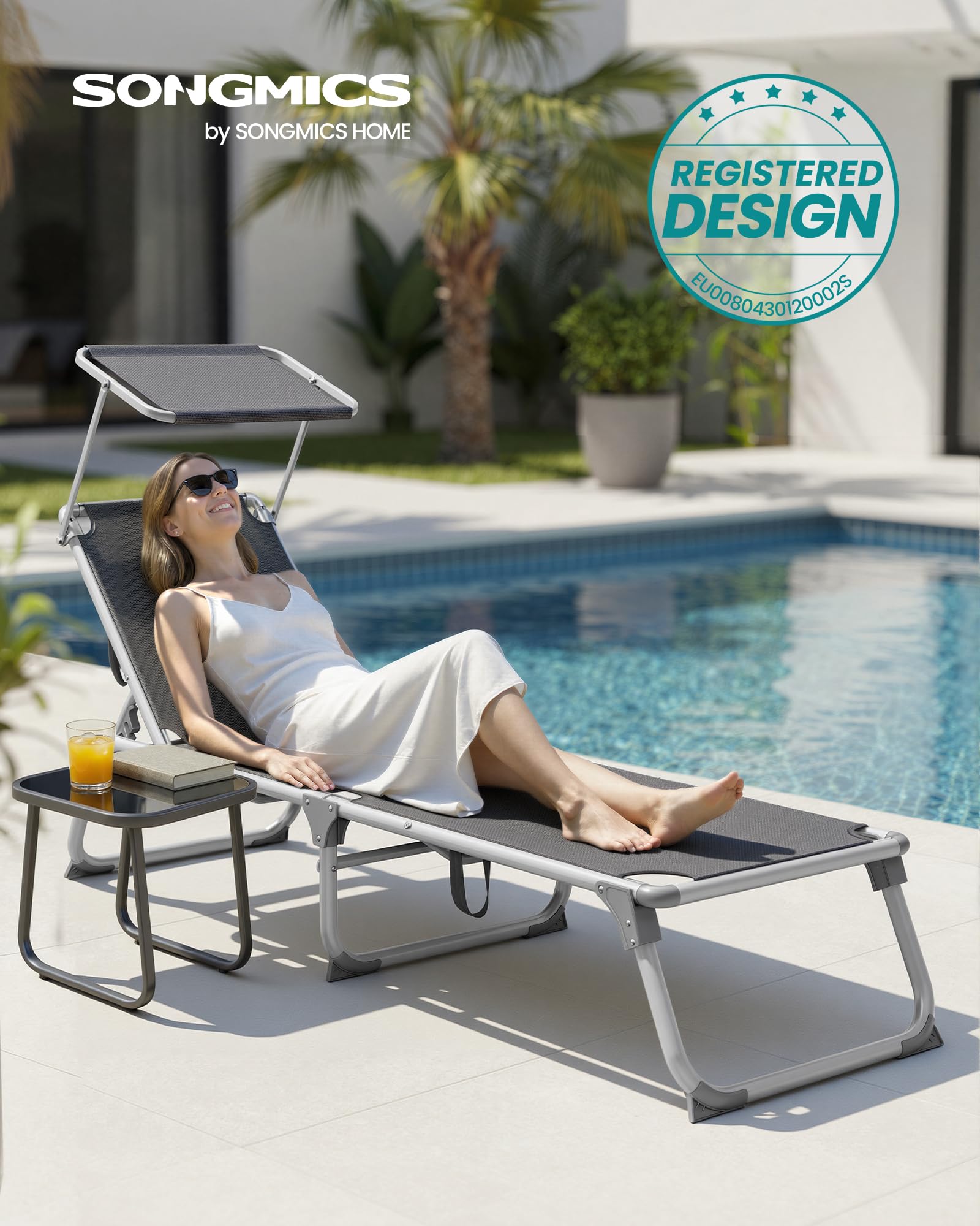 songmics-sonnenliege-mit-dach-gcb19gyv1-alu-gartenliege-55x193x31-cm-bis-150-kg image 3