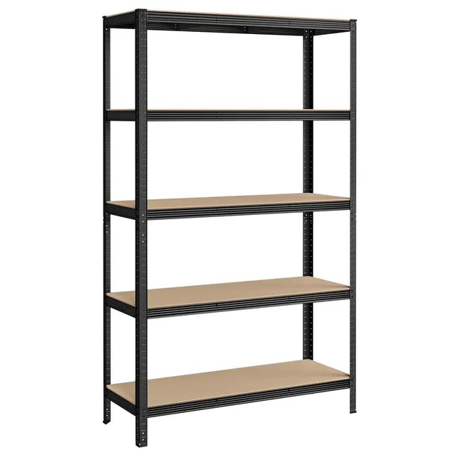 songmics-schwerlastregal-60-x-120-x-200-cm-schwarz-glr060b01 image 1