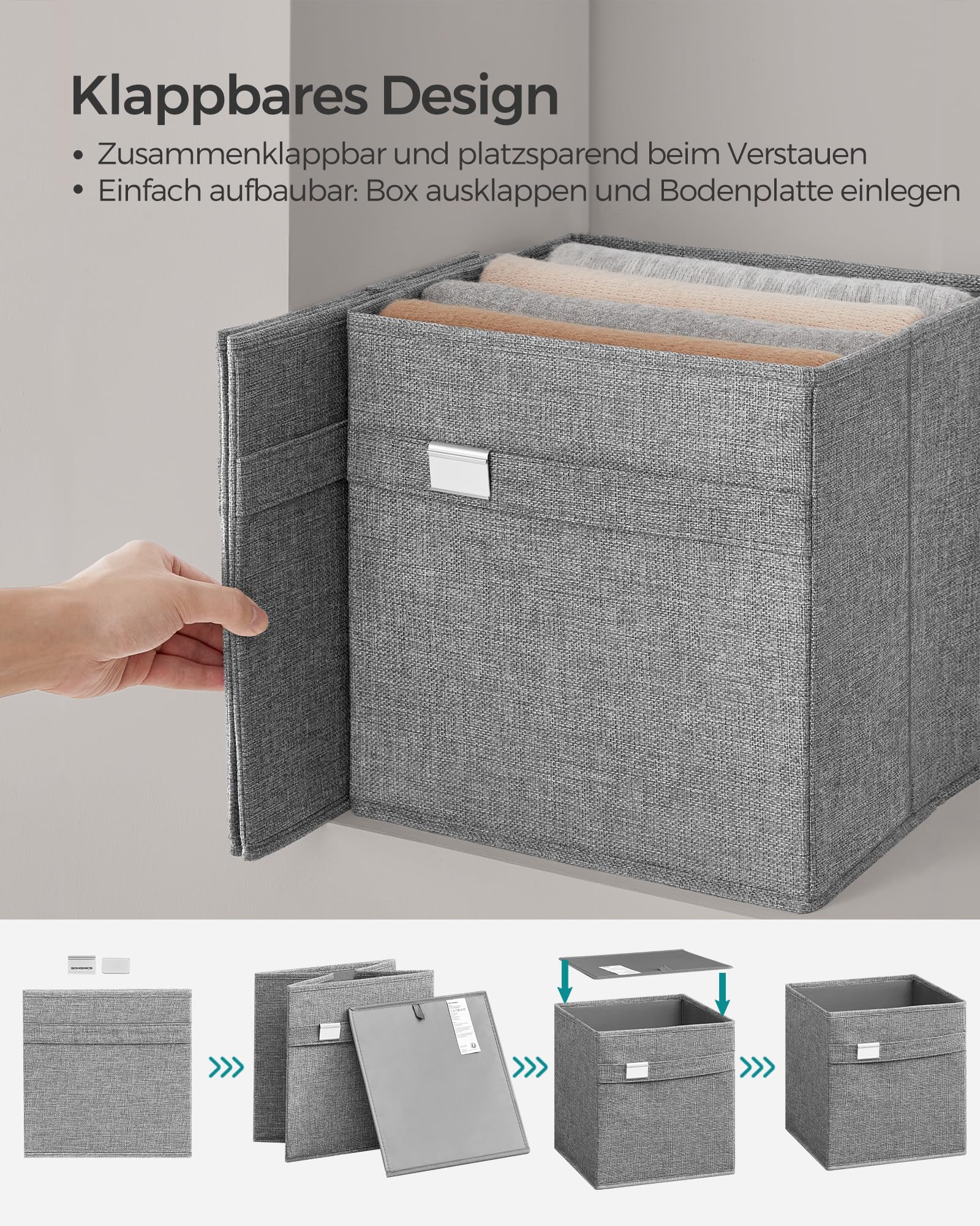songmics-aufbewahrungsbox-rob230g04-4er-set-30x30x30-taubengrau-faltbox image 7