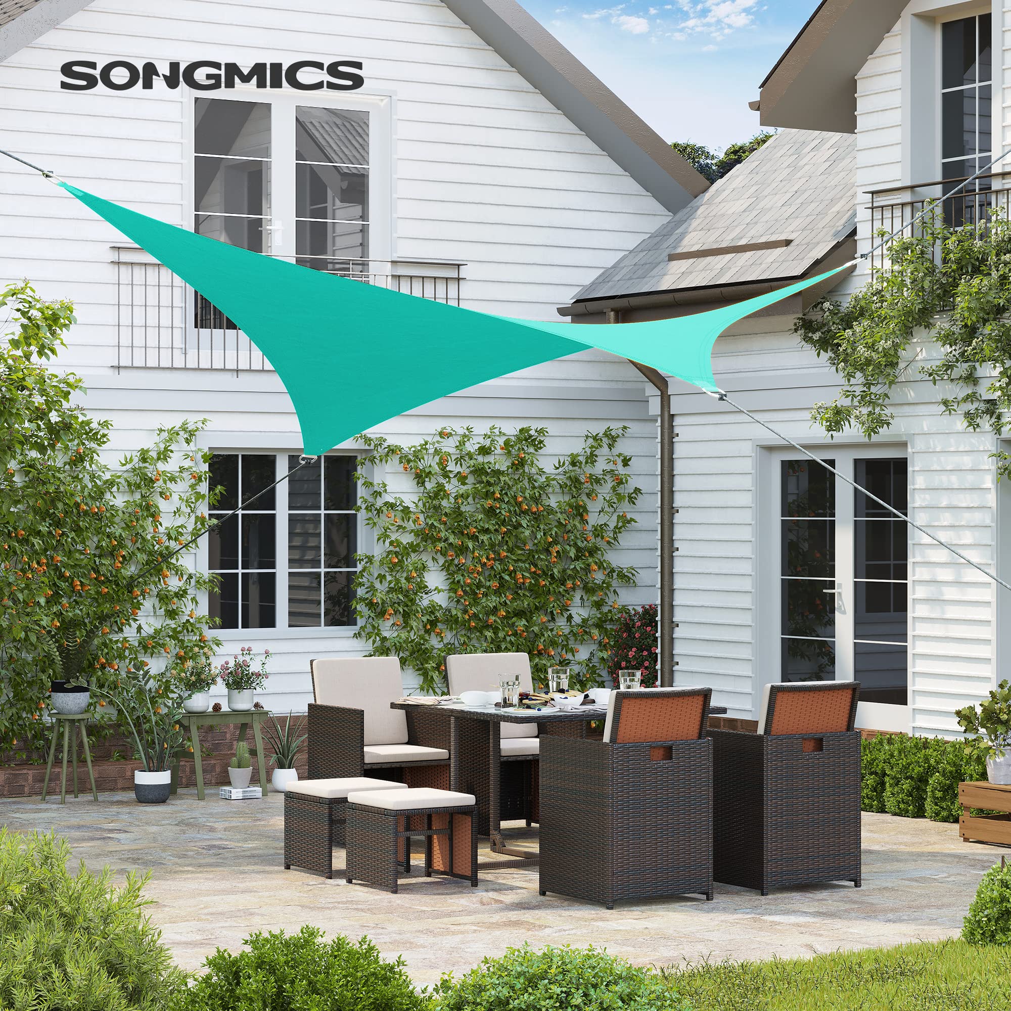 songmics-sonnensegel-3-7-x-3-7-m-konkav-t-rkisblau-gss002b01 image 2