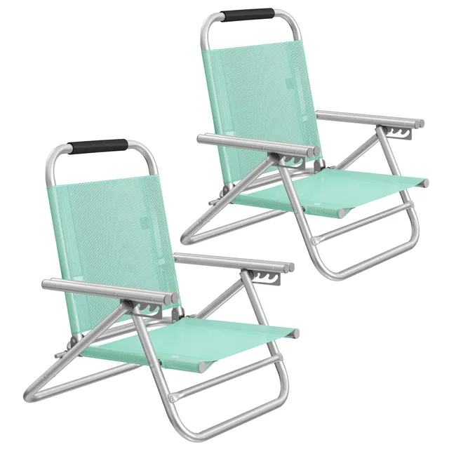songmics-strandstuhl-klappstuhl-mit-4-stufig-verstellbarer-r-ckenlehne-und-armle-4 image 1