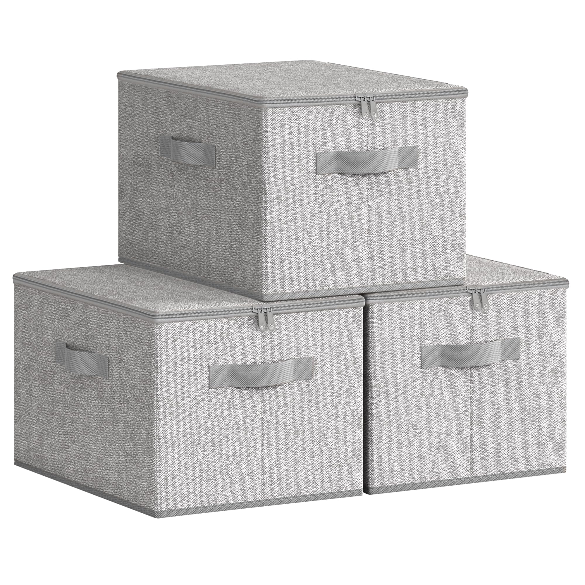 songmics-aufbewahrungsbox-rzb003w01-3er-set-40x30x25-cm-taubengrau image 1