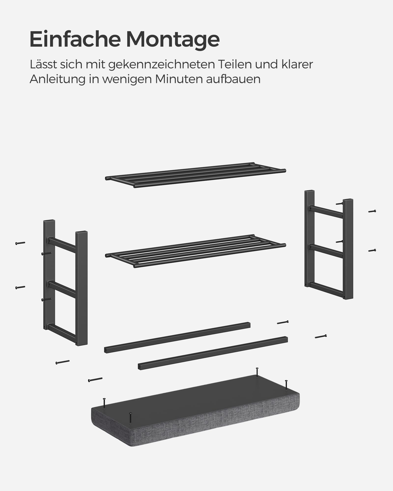 songmics-schuhbank-mit-sitzkissen-schuhregal-3-ebenen-metallrahmen image 8
