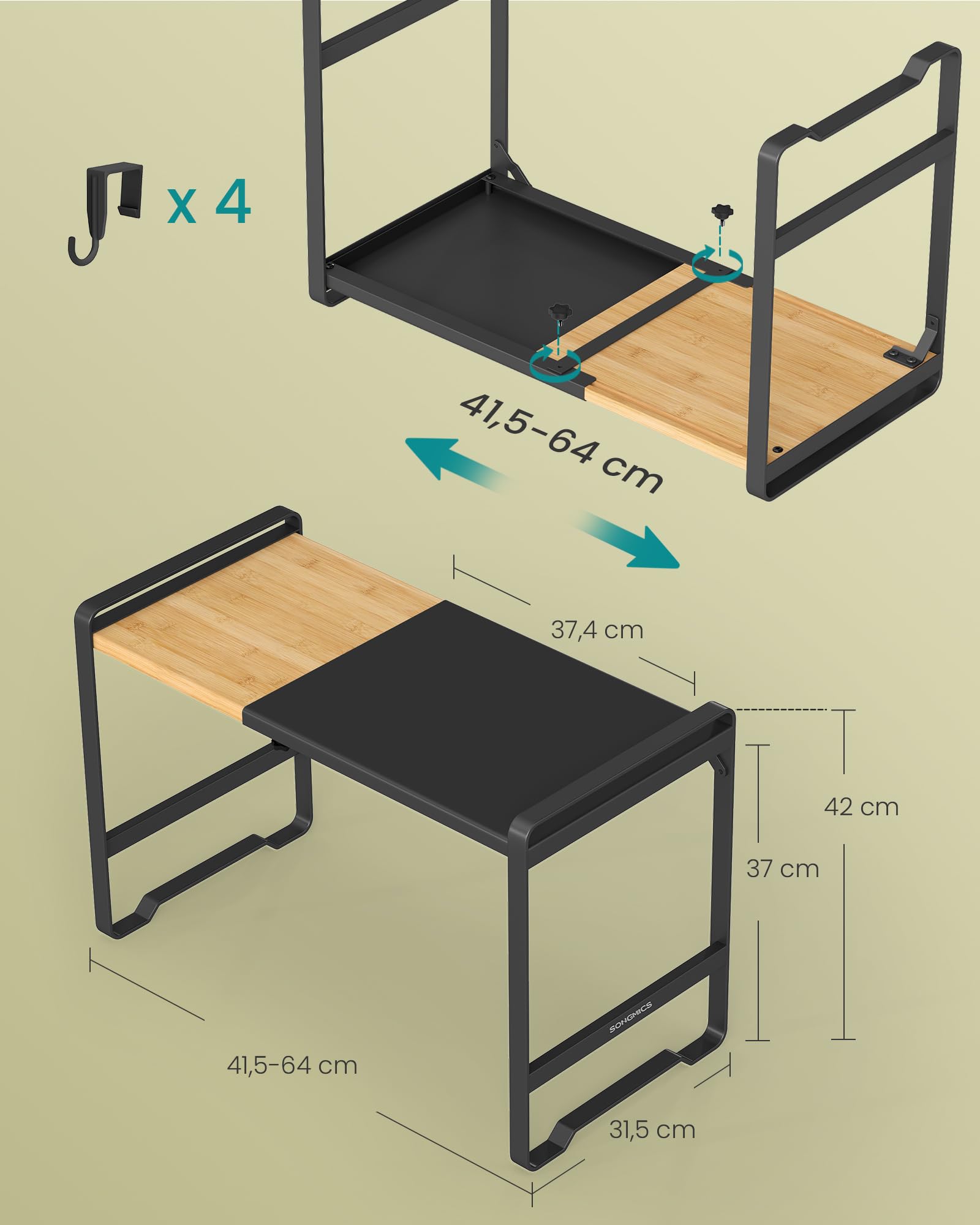 songmics-mikrowellen-regal-kcs060b01-41-5-64-cm-stahl-bambus image 3