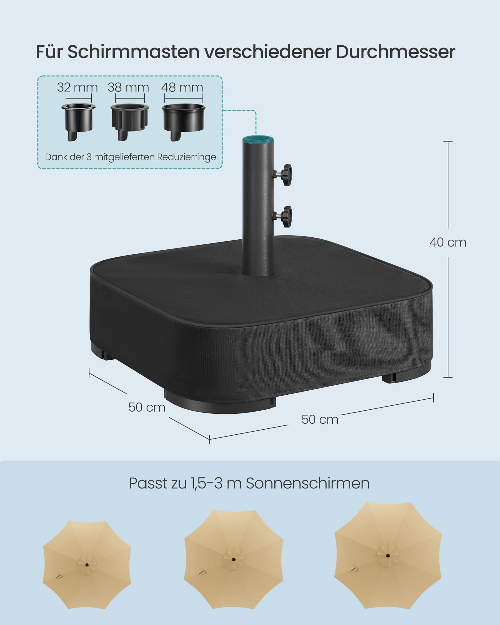 songmics-sonnenschirmst-nder-gub0042b01-mit-sand-bef-llbar-f-r-1-5-3-m-sonnensch image 3