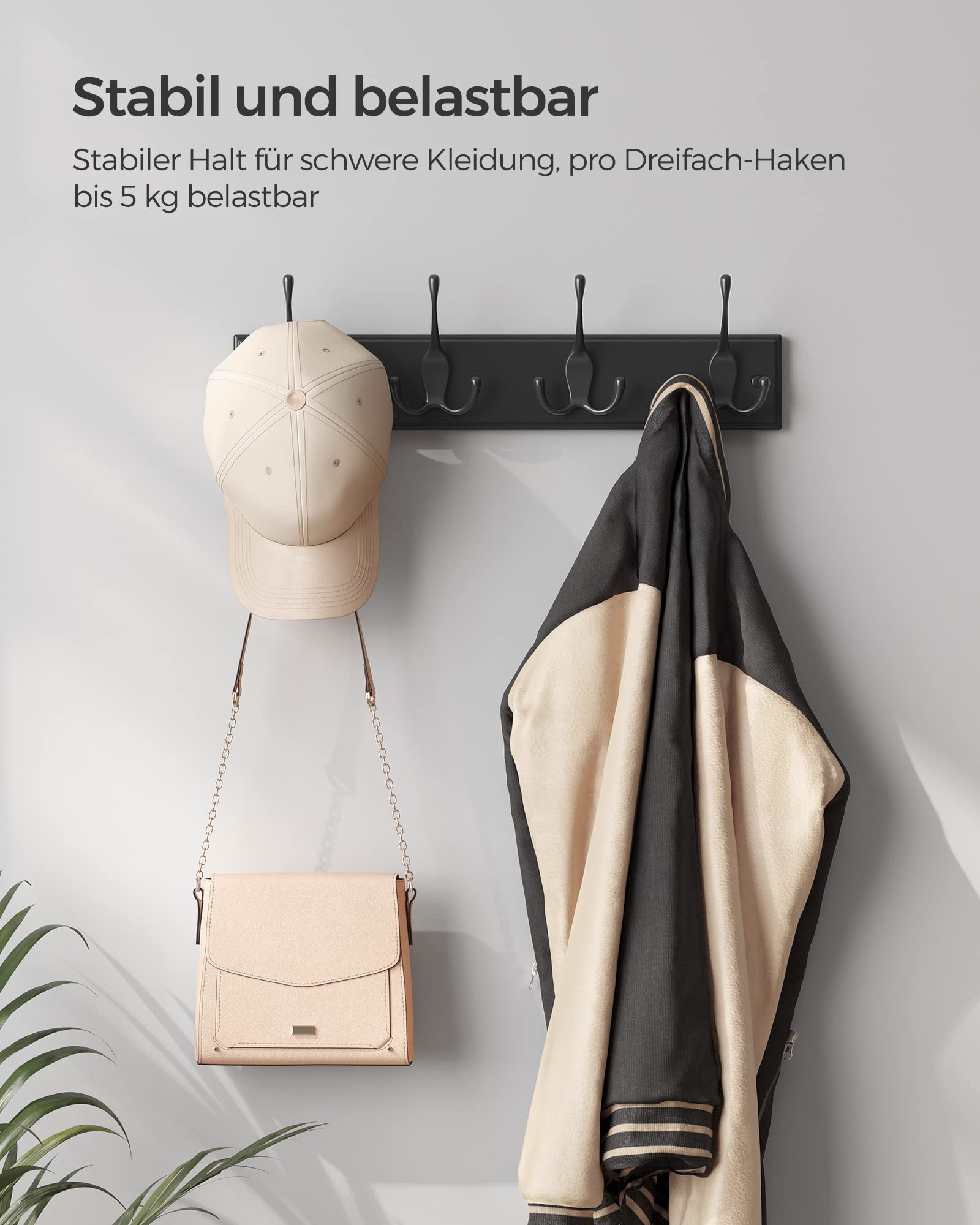 songmics-garderobenleiste-lhr030b01-4-dreifach-haken-schwarz image 5