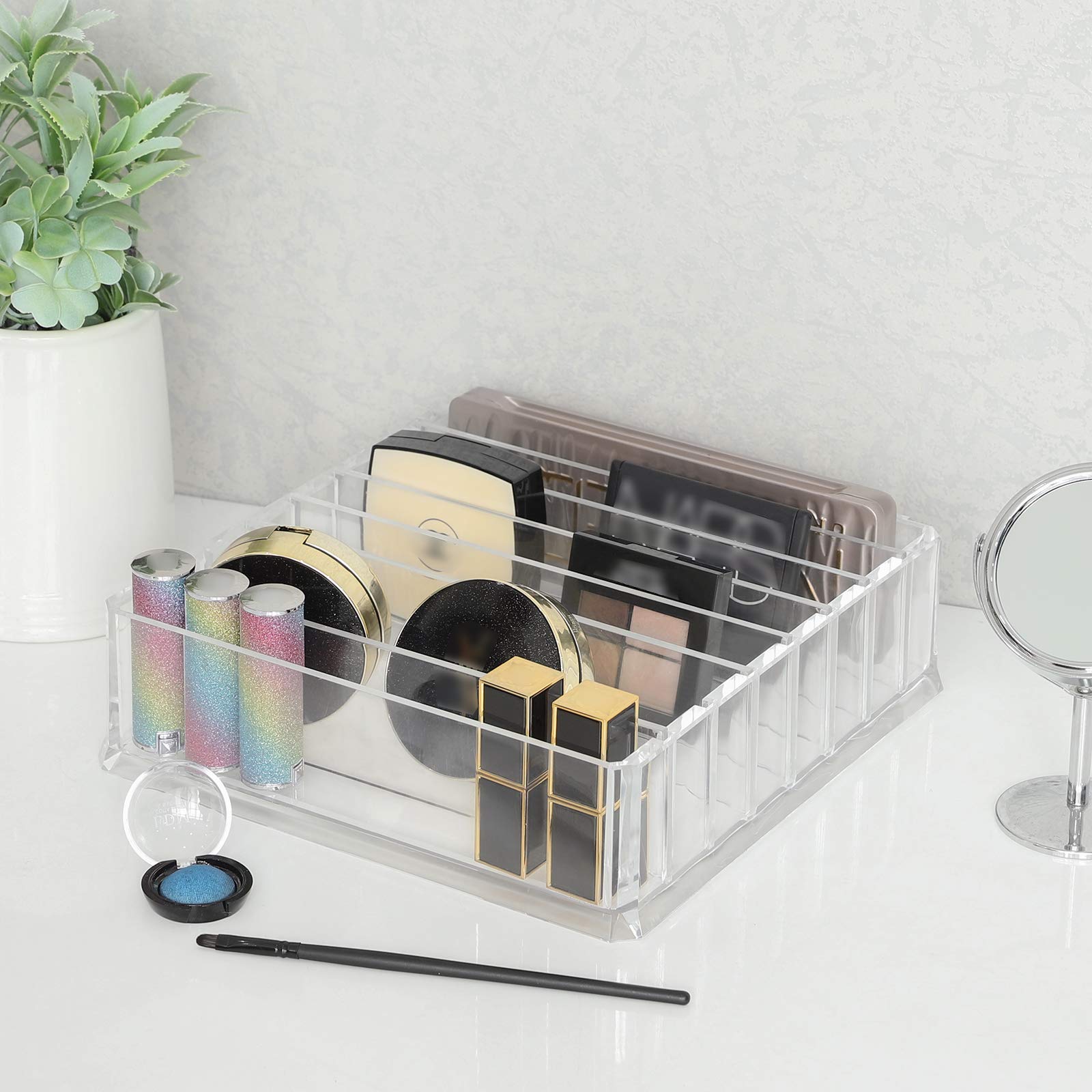 songmics-make-up-organizer-jmu02tp-acryl-transparent-mit-7-verstellbaren-ablagen image 5