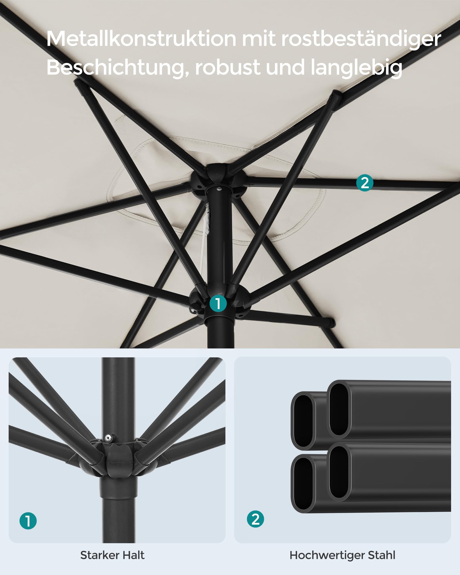 songmics-sonnenschirm-300-x-200-cm-upf-50-rechteckig-ohne-st-nder-2 image 6