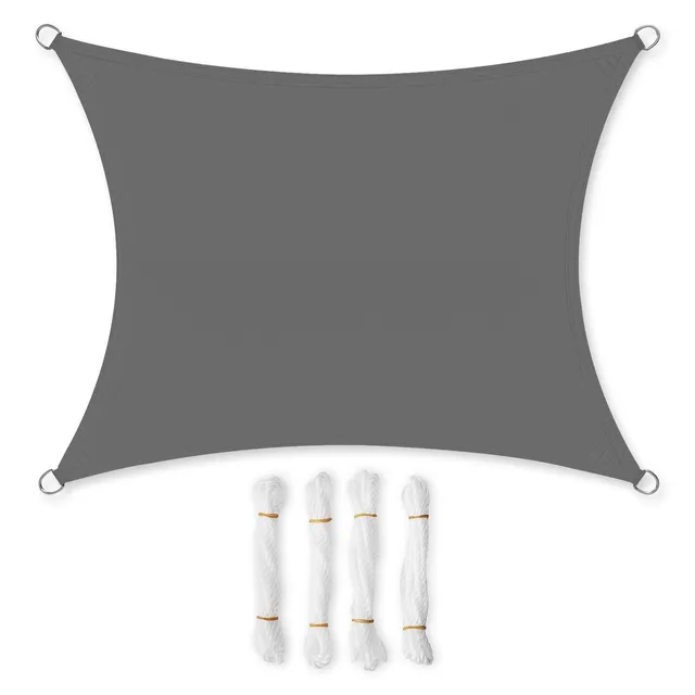 songmics-sonnensegel-4-x-6-m-pes-rechteckig-anthrazit image 1