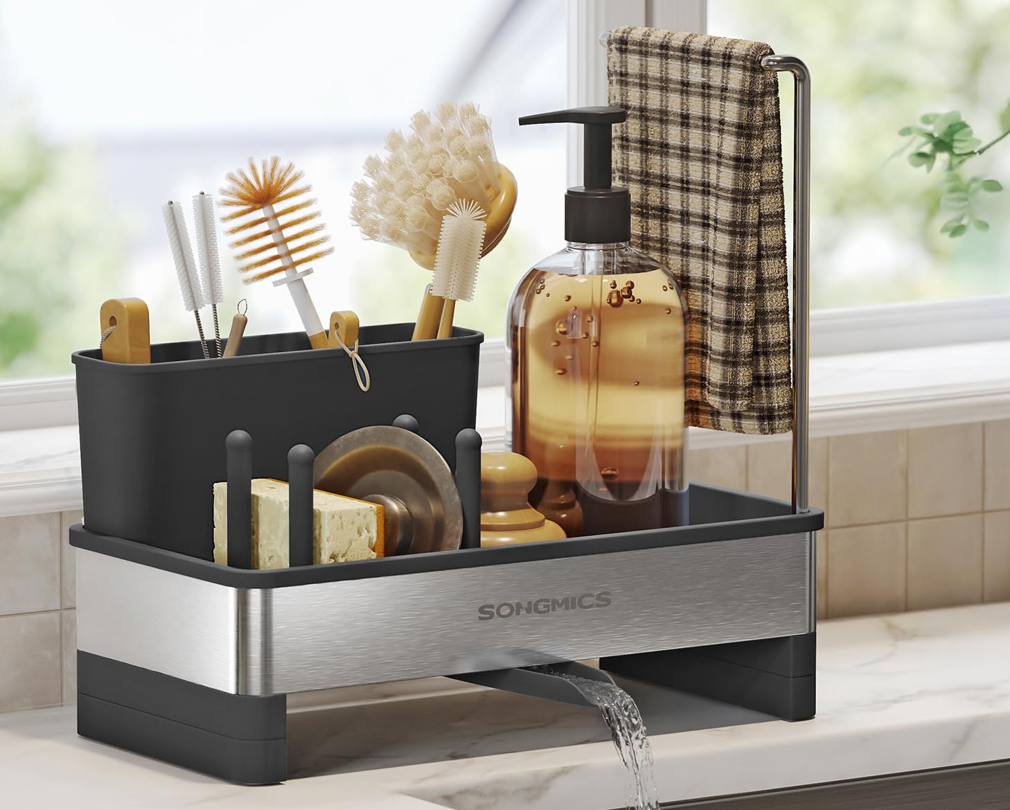 songmics-sp-lbecken-organizer-kcs555bh01-k-chen-organizer-edelstahl-12-7-x-24-7- image 1