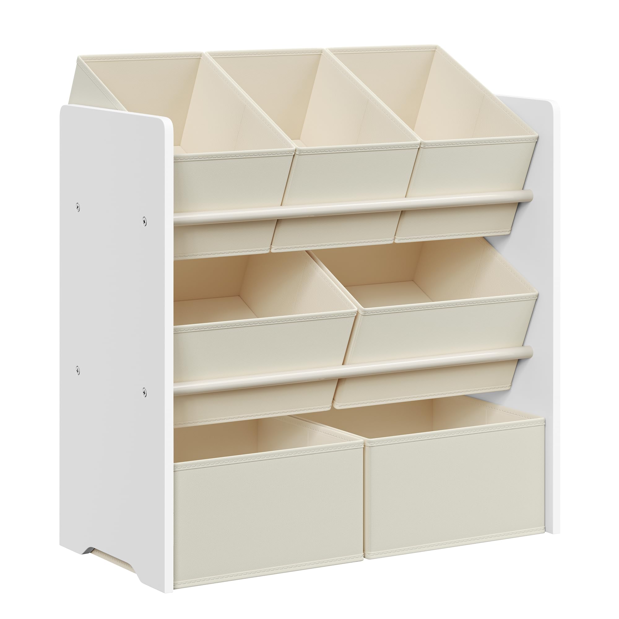 songmics-kinderregal-spielzeugregal-mit-7-boxen-wolkenwei image 1