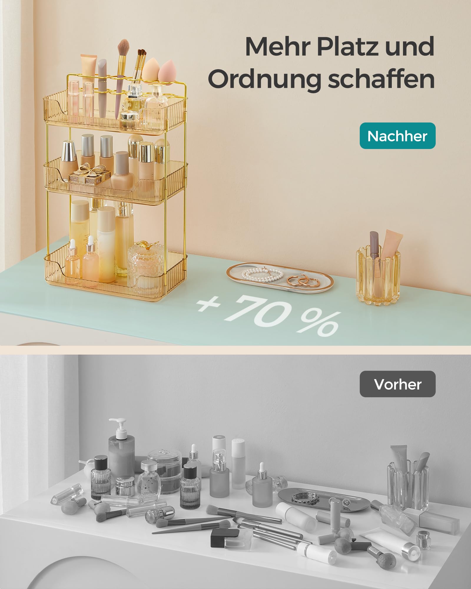 songmics-make-up-organizer-3-ebenen-champagnergold image 6