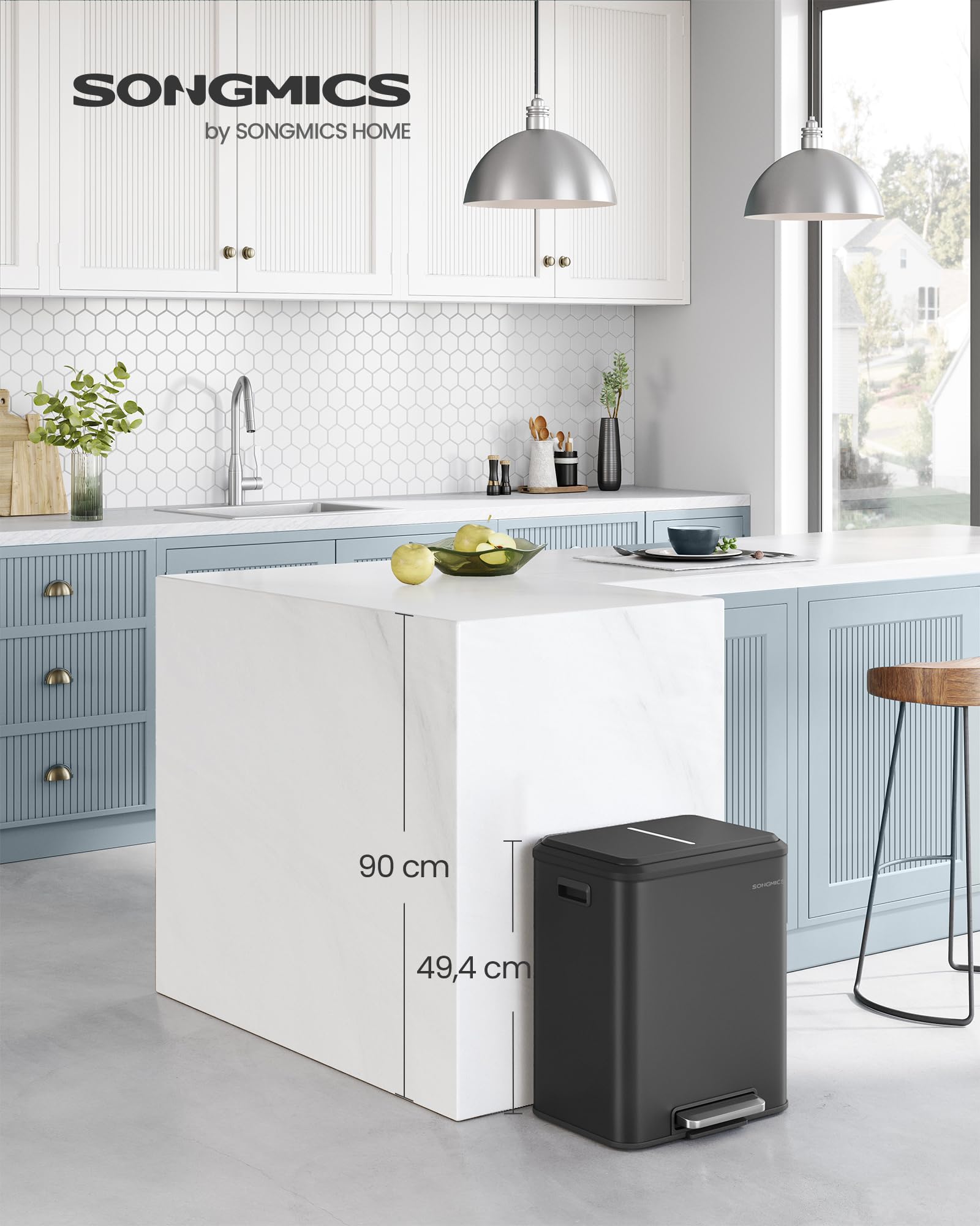 songmics-m-lleimer-ltb544b02-m-lltrennsystem-2-x-15-liter-2-f-cher-tretm-lleimer image 2
